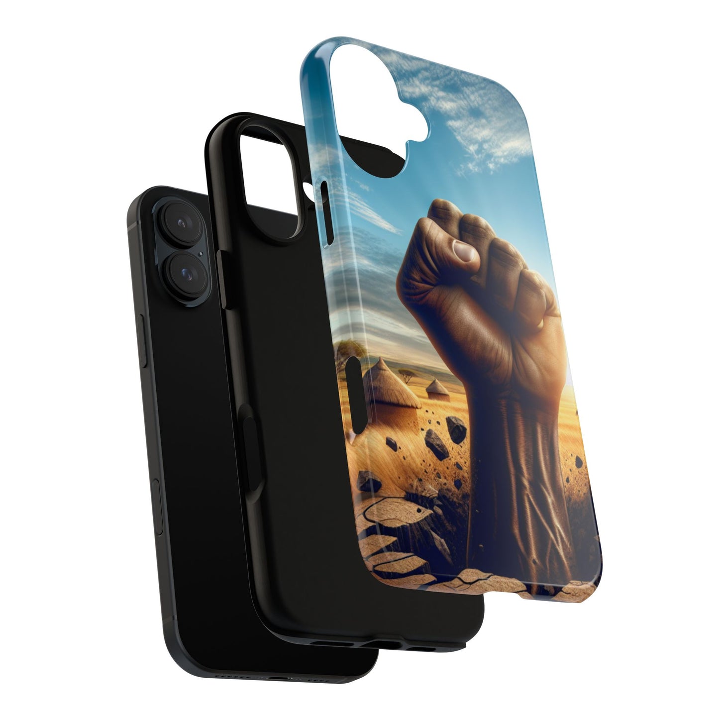 Empowered Phone Case | Tough Cases, Fist Design, Inspirational Gift, Motivational Accessory, Supportive Phone Cover