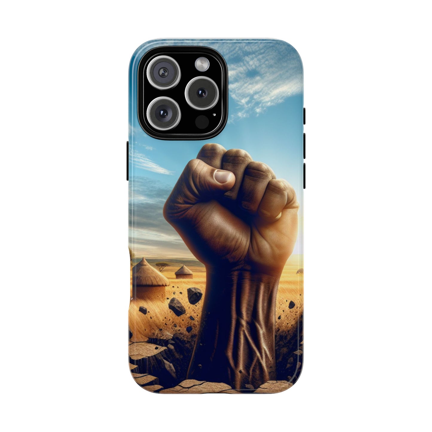 Empowered Phone Case | Tough Cases, Fist Design, Inspirational Gift, Motivational Accessory, Supportive Phone Cover