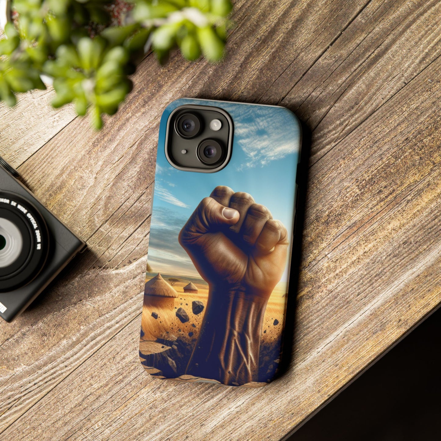Empowered Phone Case | Tough Cases, Fist Design, Inspirational Gift, Motivational Accessory, Supportive Phone Cover