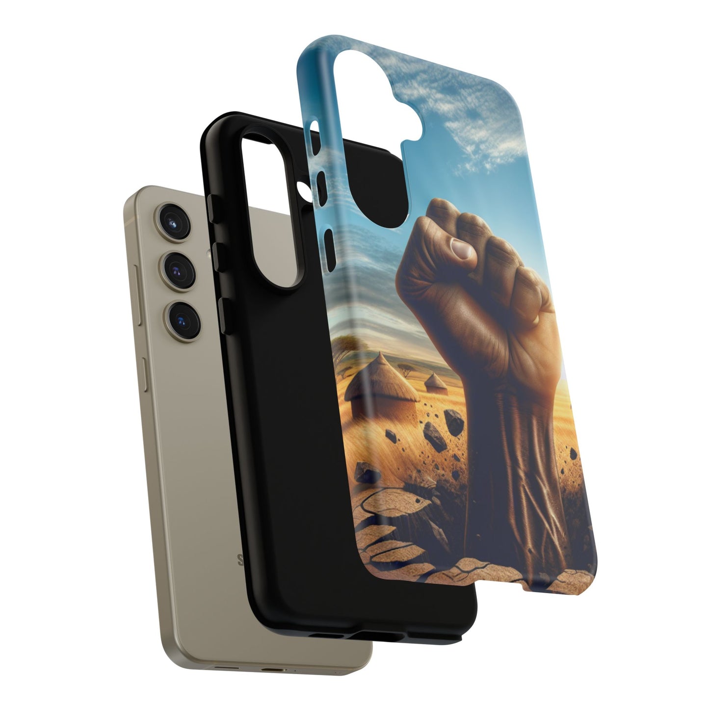 Empowered Phone Case | Tough Cases, Fist Design, Inspirational Gift, Motivational Accessory, Supportive Phone Cover