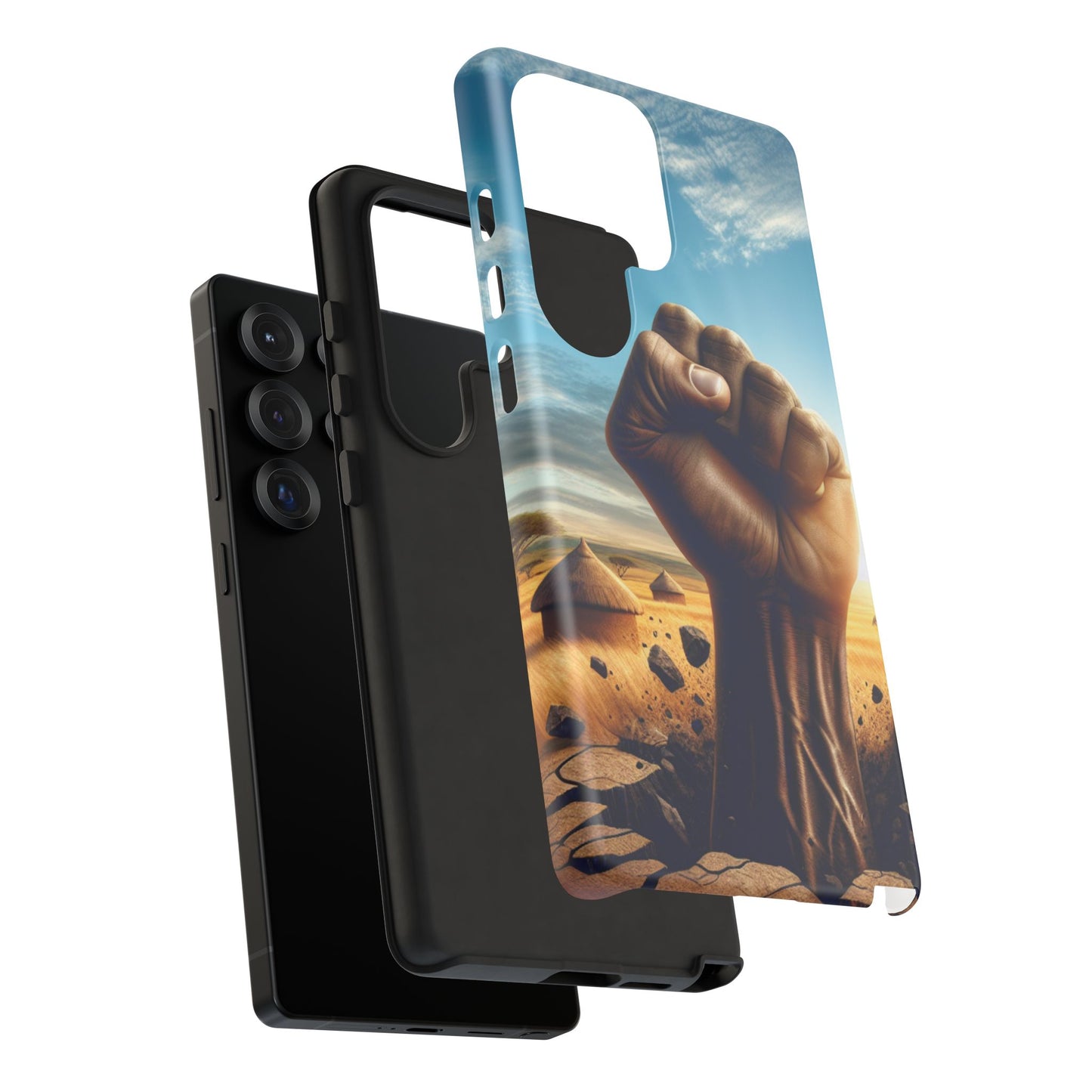 Empowered Phone Case | Tough Cases, Fist Design, Inspirational Gift, Motivational Accessory, Supportive Phone Cover