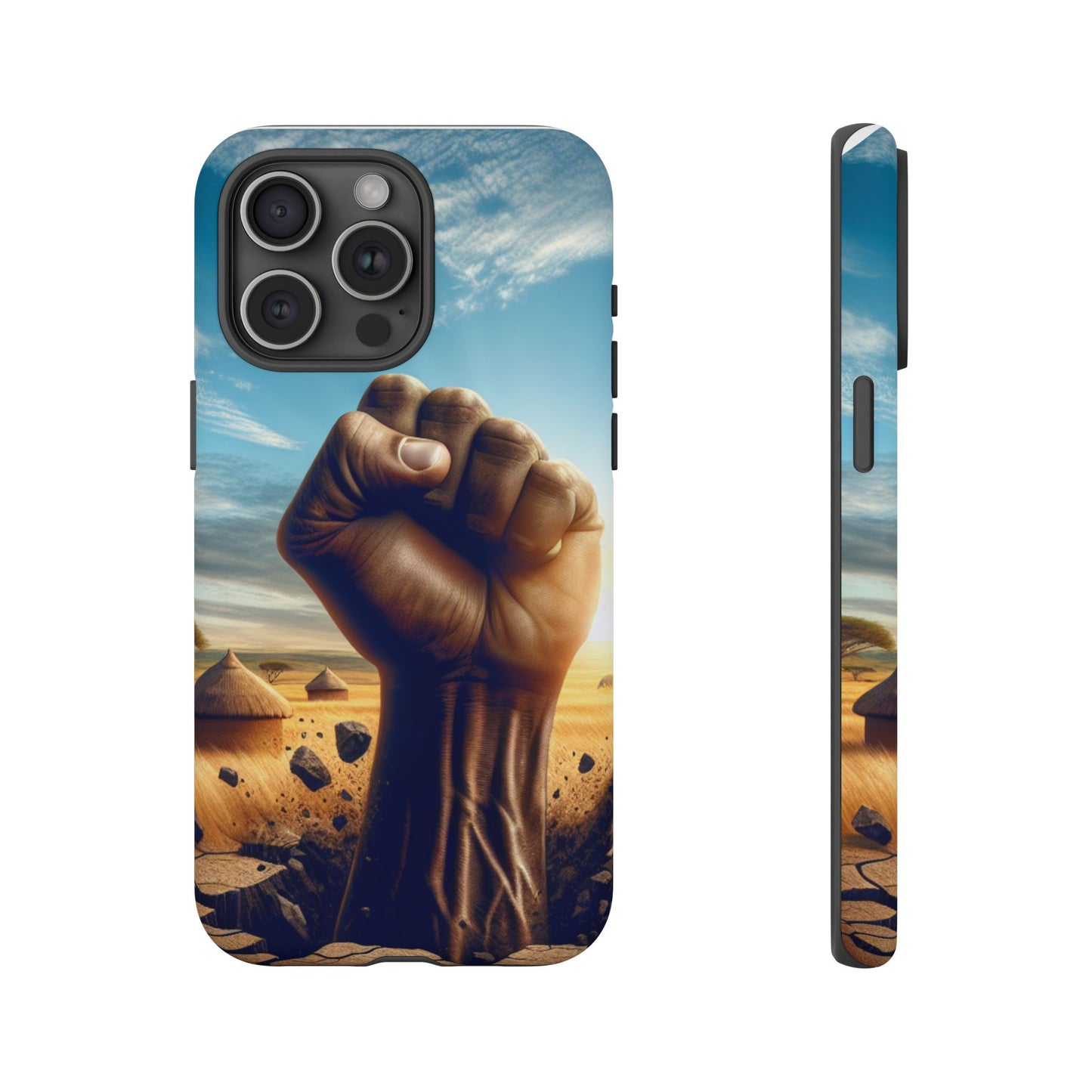 Empowered Phone Case | Tough Cases, Fist Design, Inspirational Gift, Motivational Accessory, Supportive Phone Cover