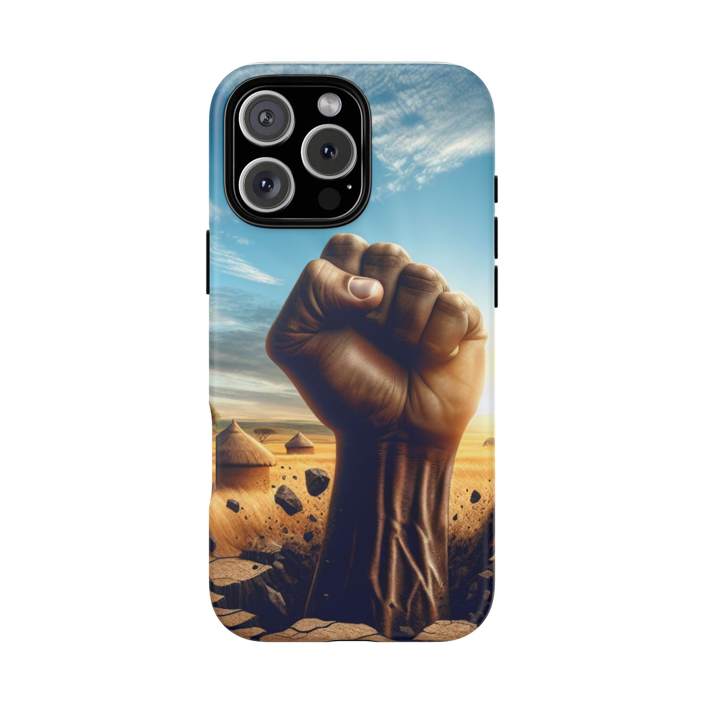 Empowered Phone Case | Tough Cases, Fist Design, Inspirational Gift, Motivational Accessory, Supportive Phone Cover