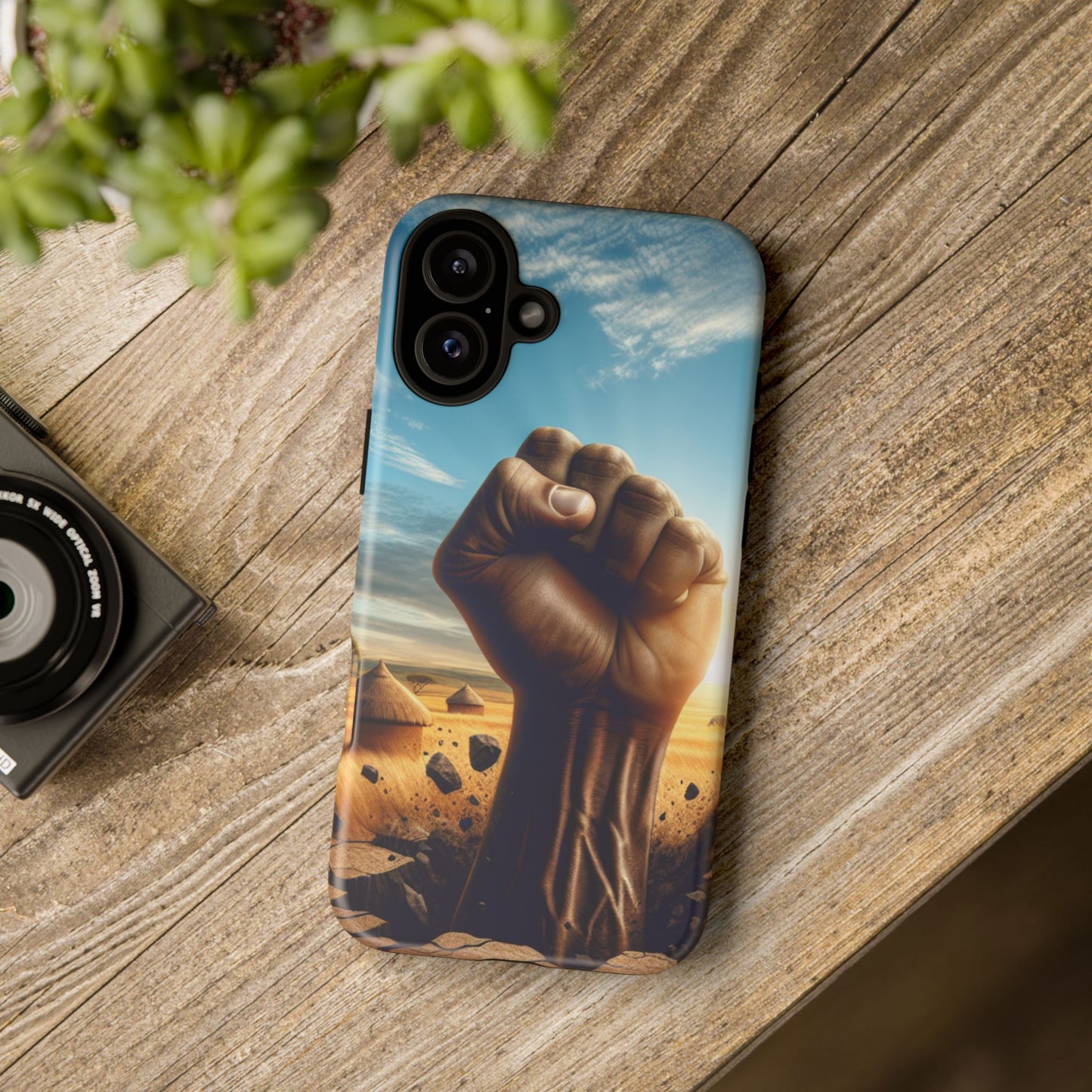 Empowered Phone Case | Tough Cases, Fist Design, Inspirational Gift, Motivational Accessory, Supportive Phone Cover