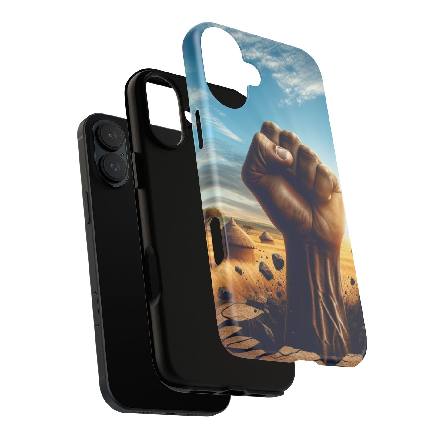 Empowered Phone Case | Tough Cases, Fist Design, Inspirational Gift, Motivational Accessory, Supportive Phone Cover