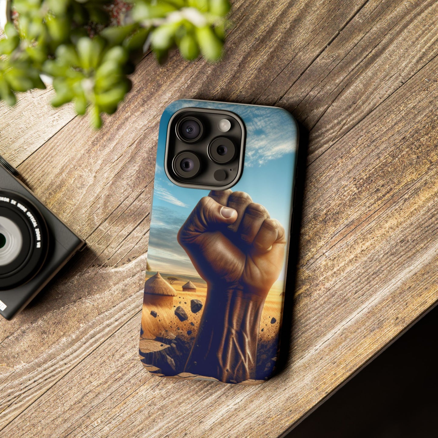 Empowered Phone Case | Tough Cases, Fist Design, Inspirational Gift, Motivational Accessory, Supportive Phone Cover