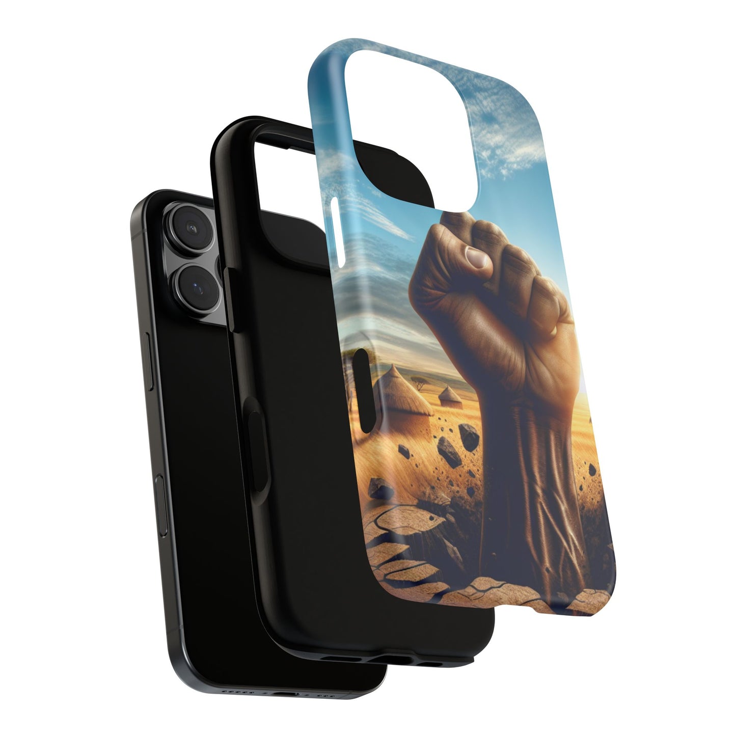 Empowered Phone Case | Tough Cases, Fist Design, Inspirational Gift, Motivational Accessory, Supportive Phone Cover