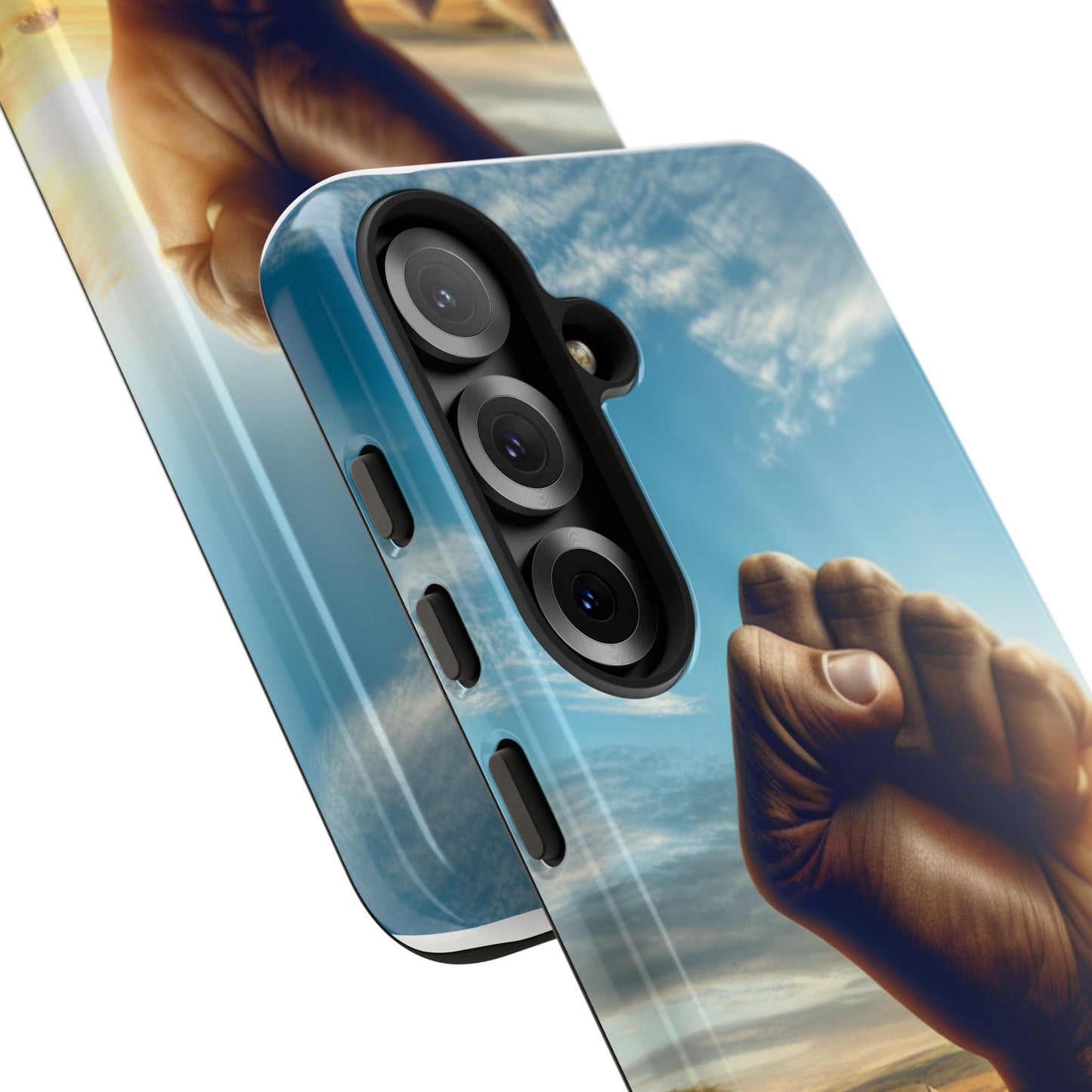 Empowered Phone Case | Tough Cases, Fist Design, Inspirational Gift, Motivational Accessory, Supportive Phone Cover