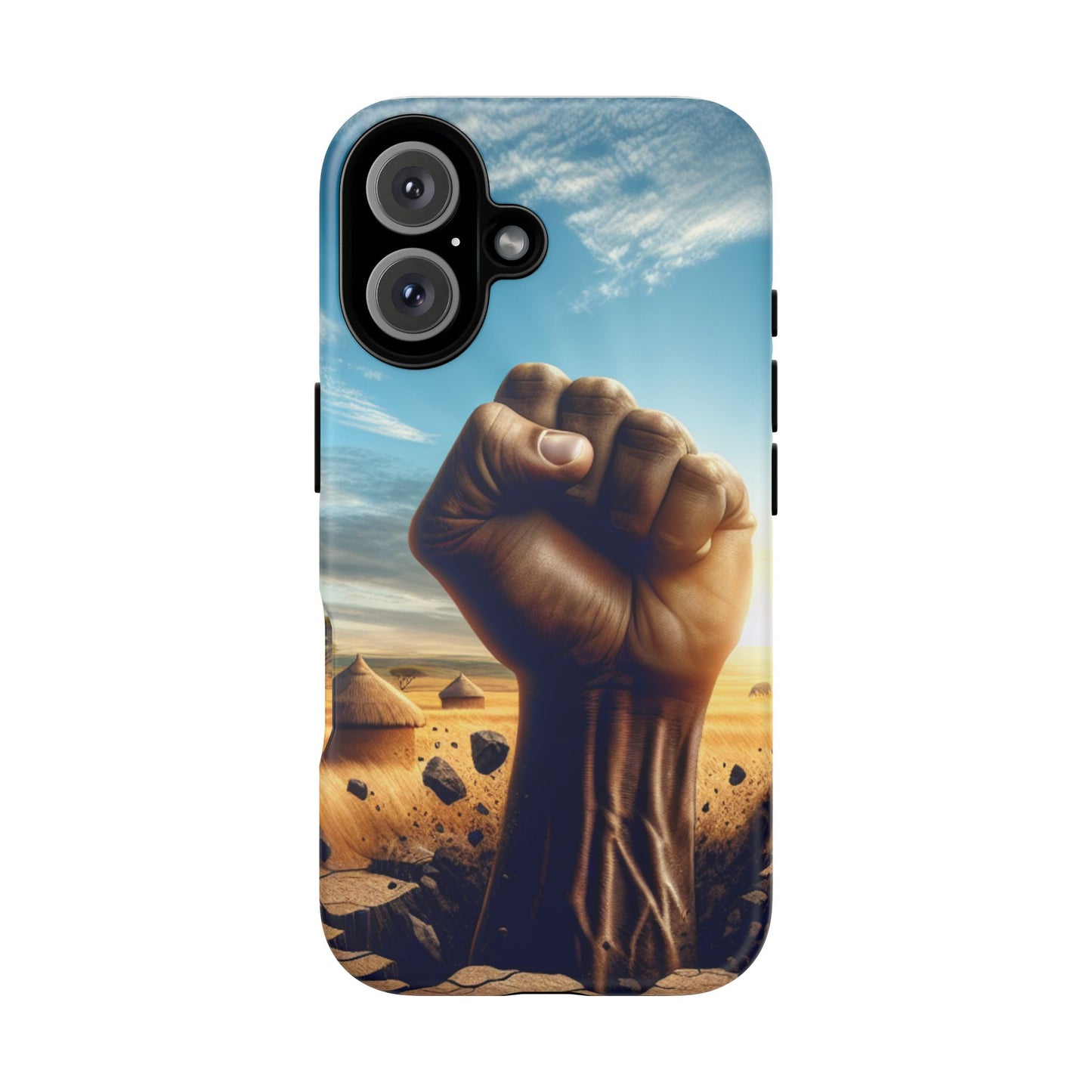 Empowered Phone Case | Tough Cases, Fist Design, Inspirational Gift, Motivational Accessory, Supportive Phone Cover