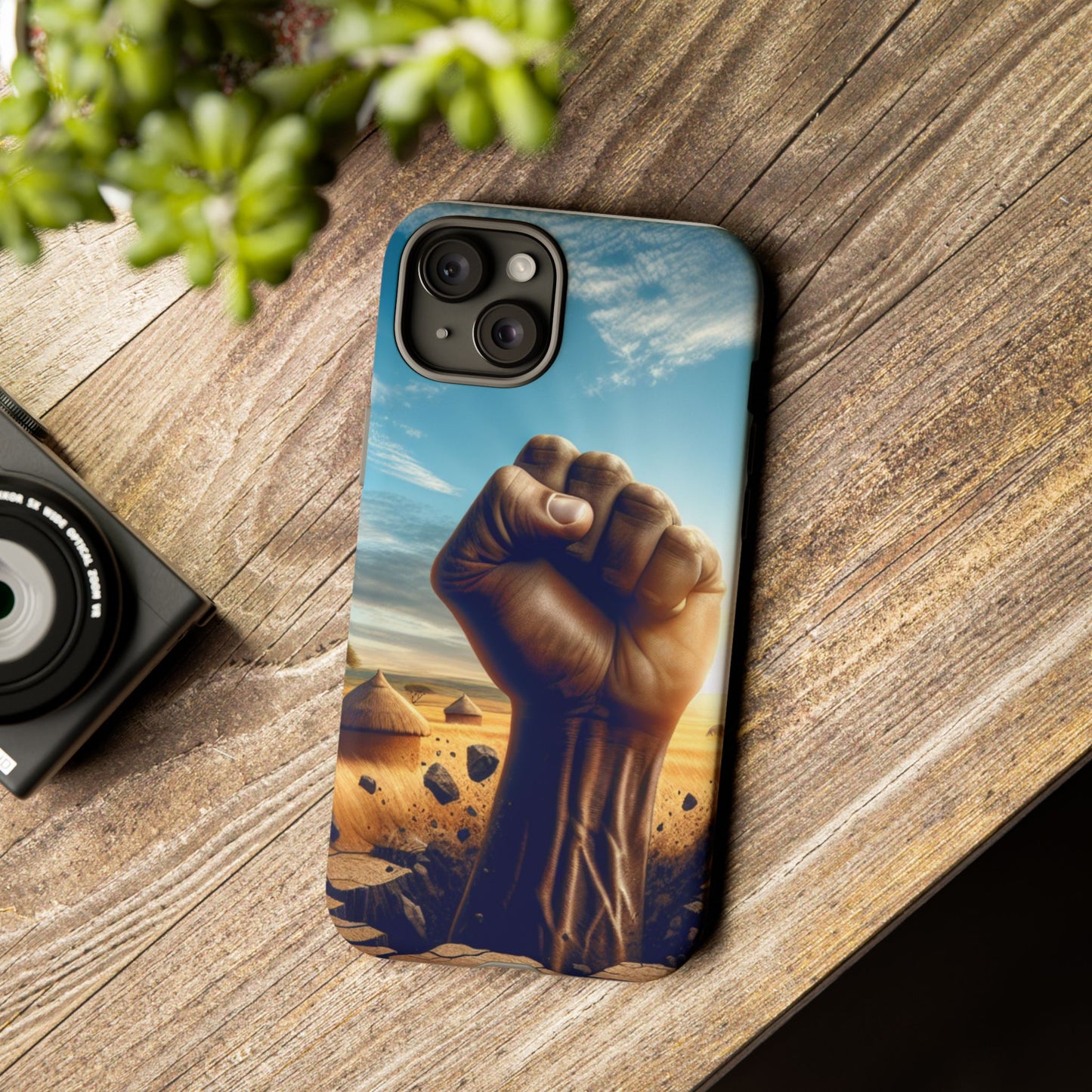 Empowered Phone Case | Tough Cases, Fist Design, Inspirational Gift, Motivational Accessory, Supportive Phone Cover