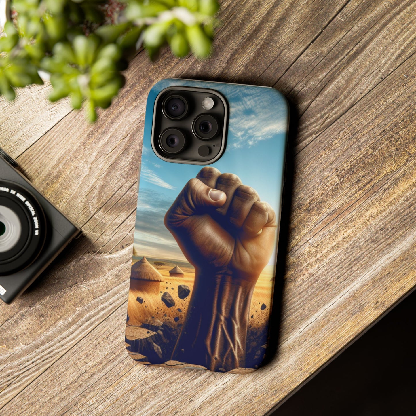 Empowered Phone Case | Tough Cases, Fist Design, Inspirational Gift, Motivational Accessory, Supportive Phone Cover