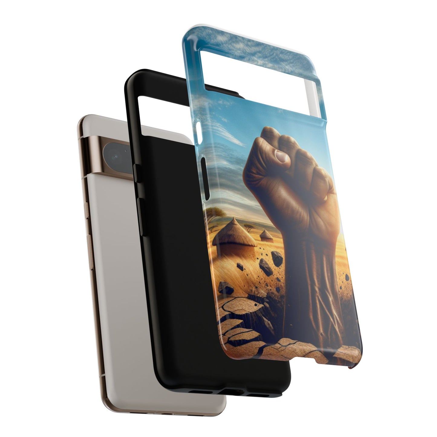 Empowered Phone Case | Tough Cases, Fist Design, Inspirational Gift, Motivational Accessory, Supportive Phone Cover