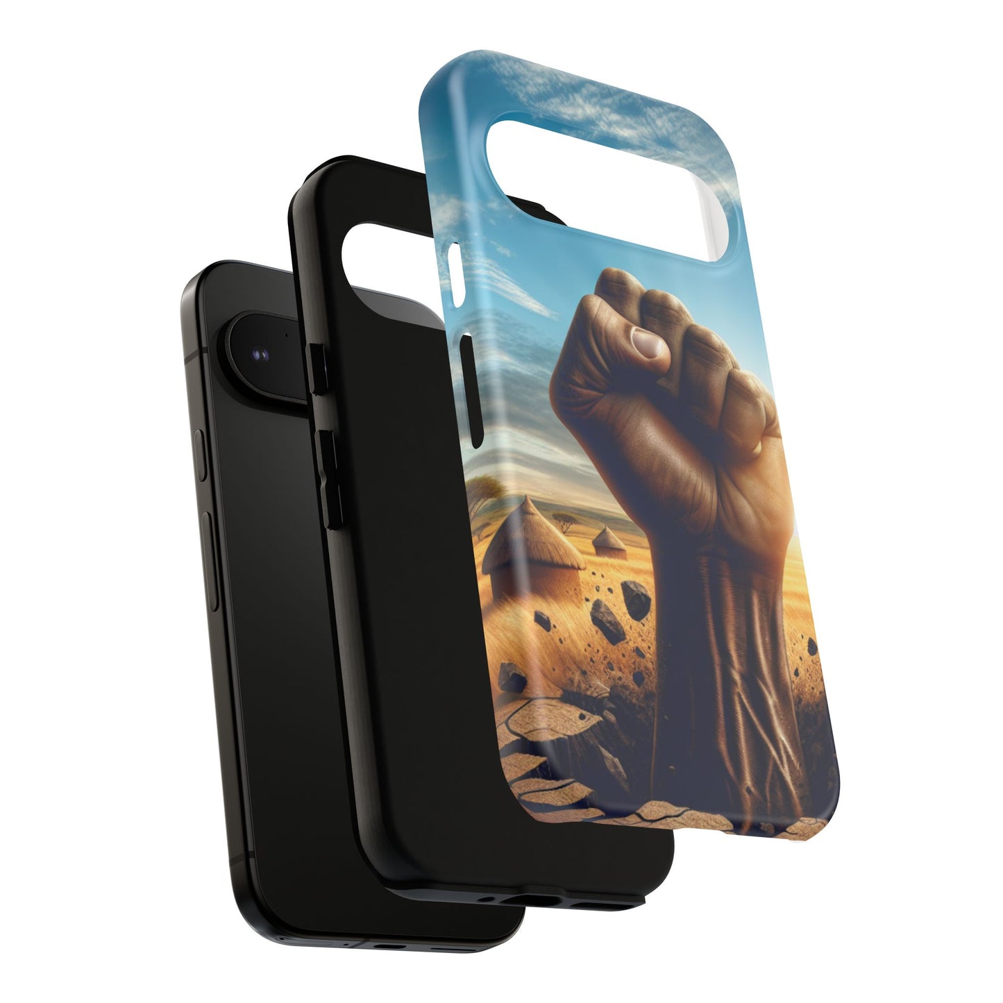 Empowered Phone Case | Tough Cases, Fist Design, Inspirational Gift, Motivational Accessory, Supportive Phone Cover