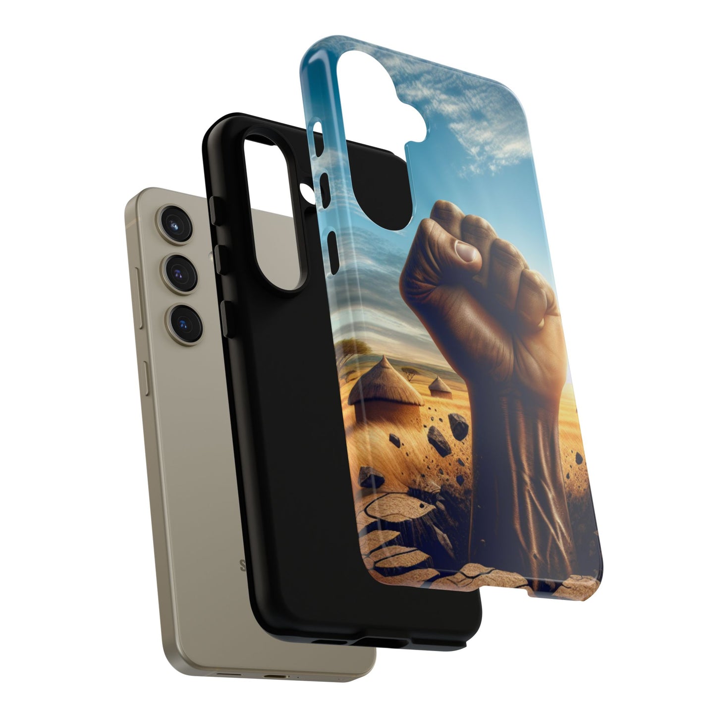 Empowered Phone Case | Tough Cases, Fist Design, Inspirational Gift, Motivational Accessory, Supportive Phone Cover