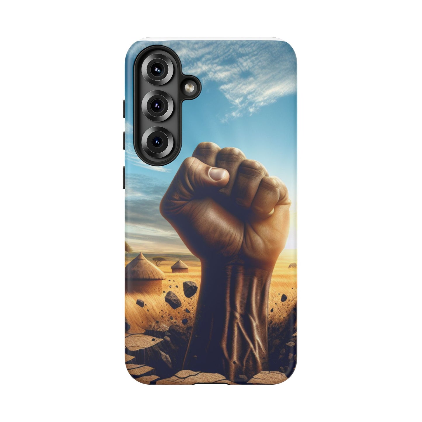 Empowered Phone Case | Tough Cases, Fist Design, Inspirational Gift, Motivational Accessory, Supportive Phone Cover