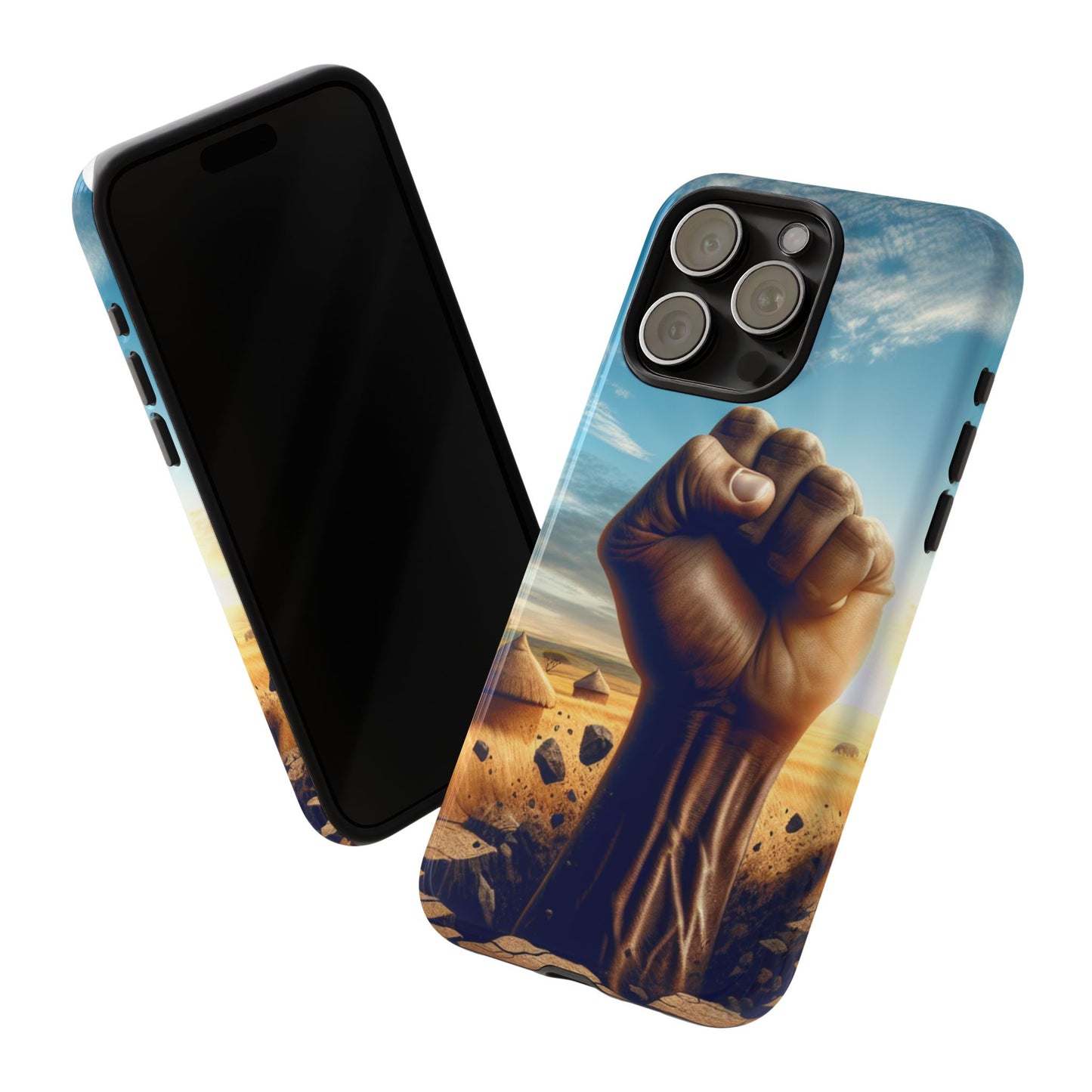 Empowered Phone Case | Tough Cases, Fist Design, Inspirational Gift, Motivational Accessory, Supportive Phone Cover