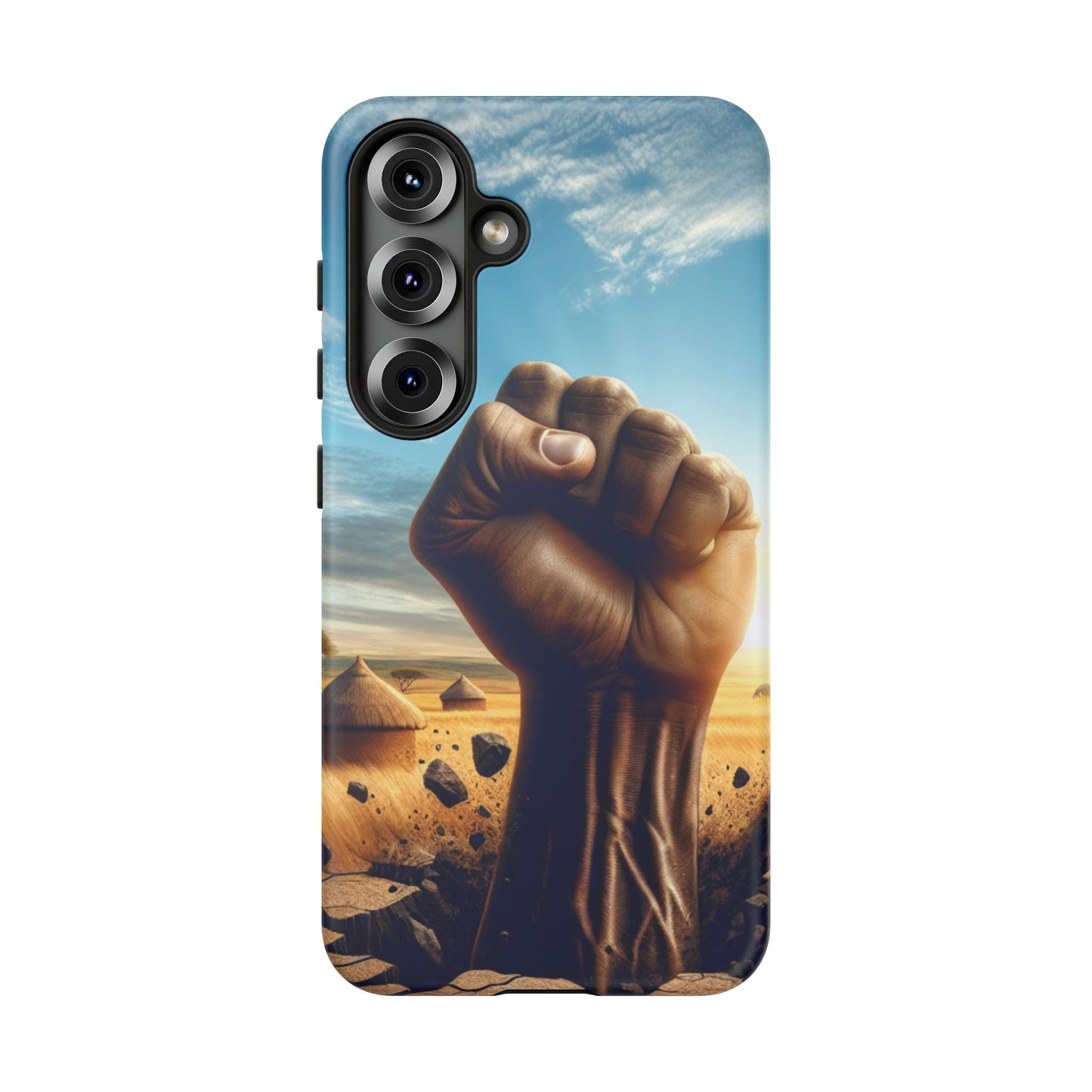 Empowered Phone Case | Tough Cases, Fist Design, Inspirational Gift, Motivational Accessory, Supportive Phone Cover