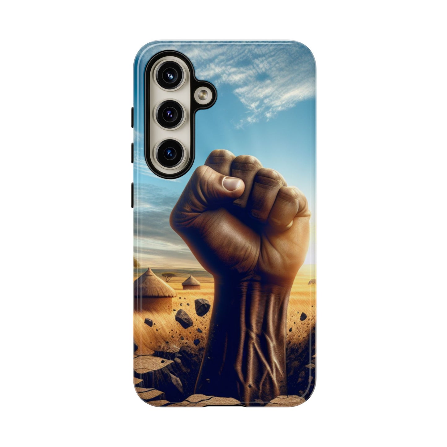 Empowered Phone Case | Tough Cases, Fist Design, Inspirational Gift, Motivational Accessory, Supportive Phone Cover