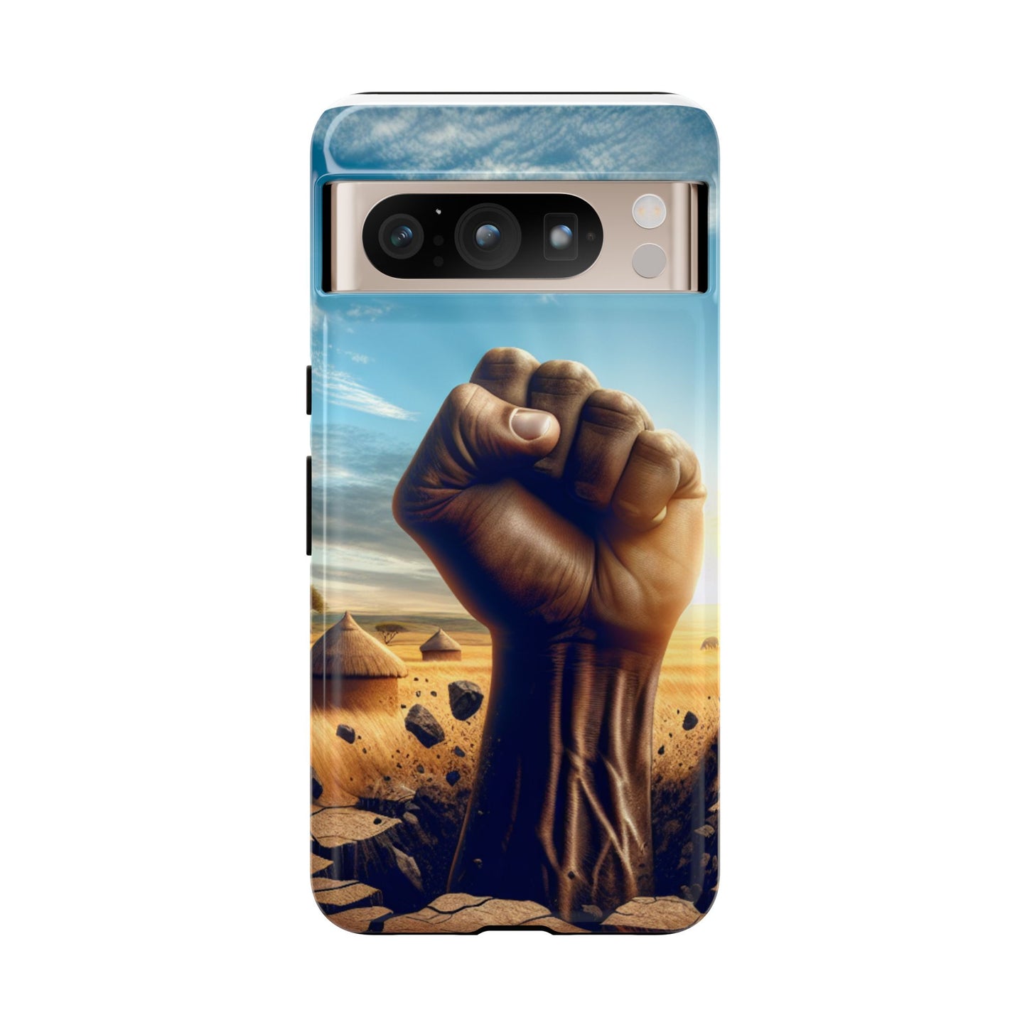 Empowered Phone Case | Tough Cases, Fist Design, Inspirational Gift, Motivational Accessory, Supportive Phone Cover