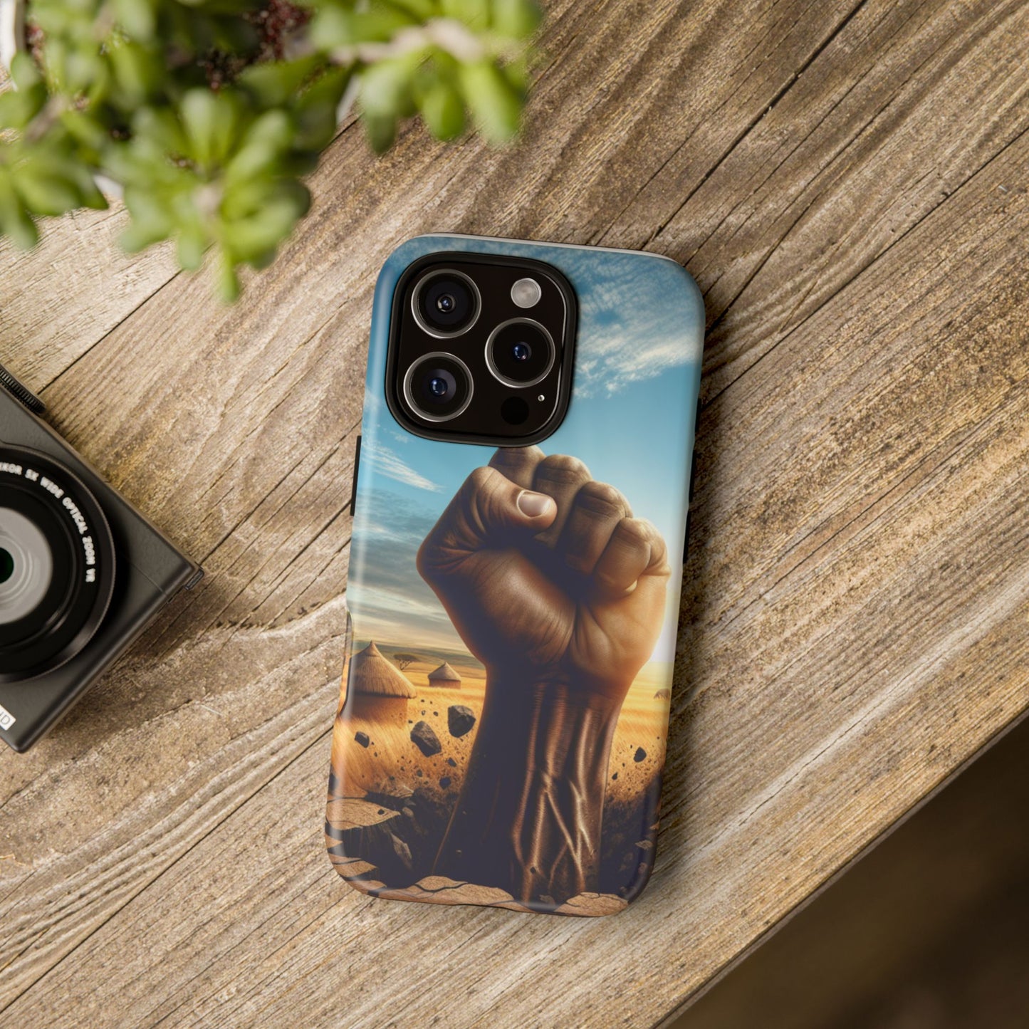 Empowered Phone Case | Tough Cases, Fist Design, Inspirational Gift, Motivational Accessory, Supportive Phone Cover
