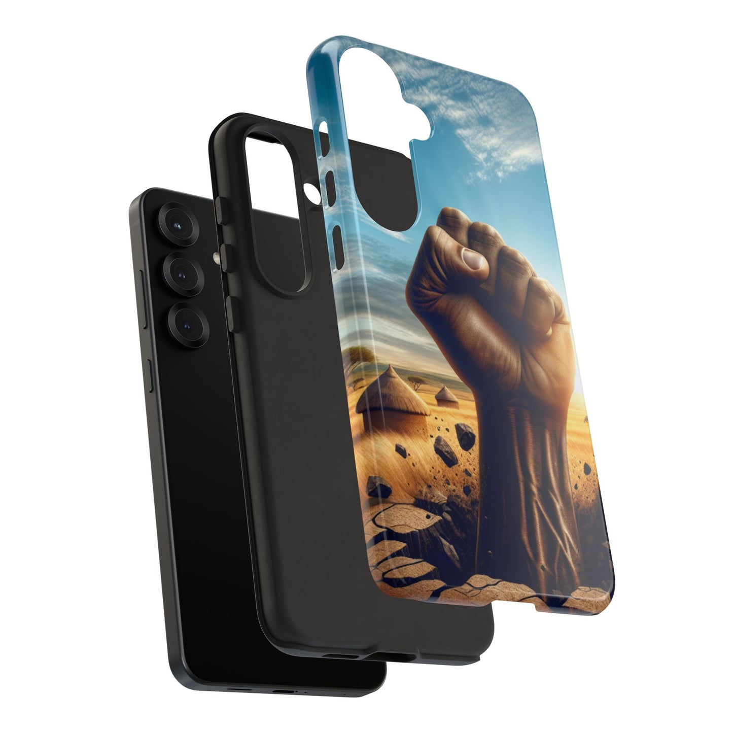 Empowered Phone Case | Tough Cases, Fist Design, Inspirational Gift, Motivational Accessory, Supportive Phone Cover