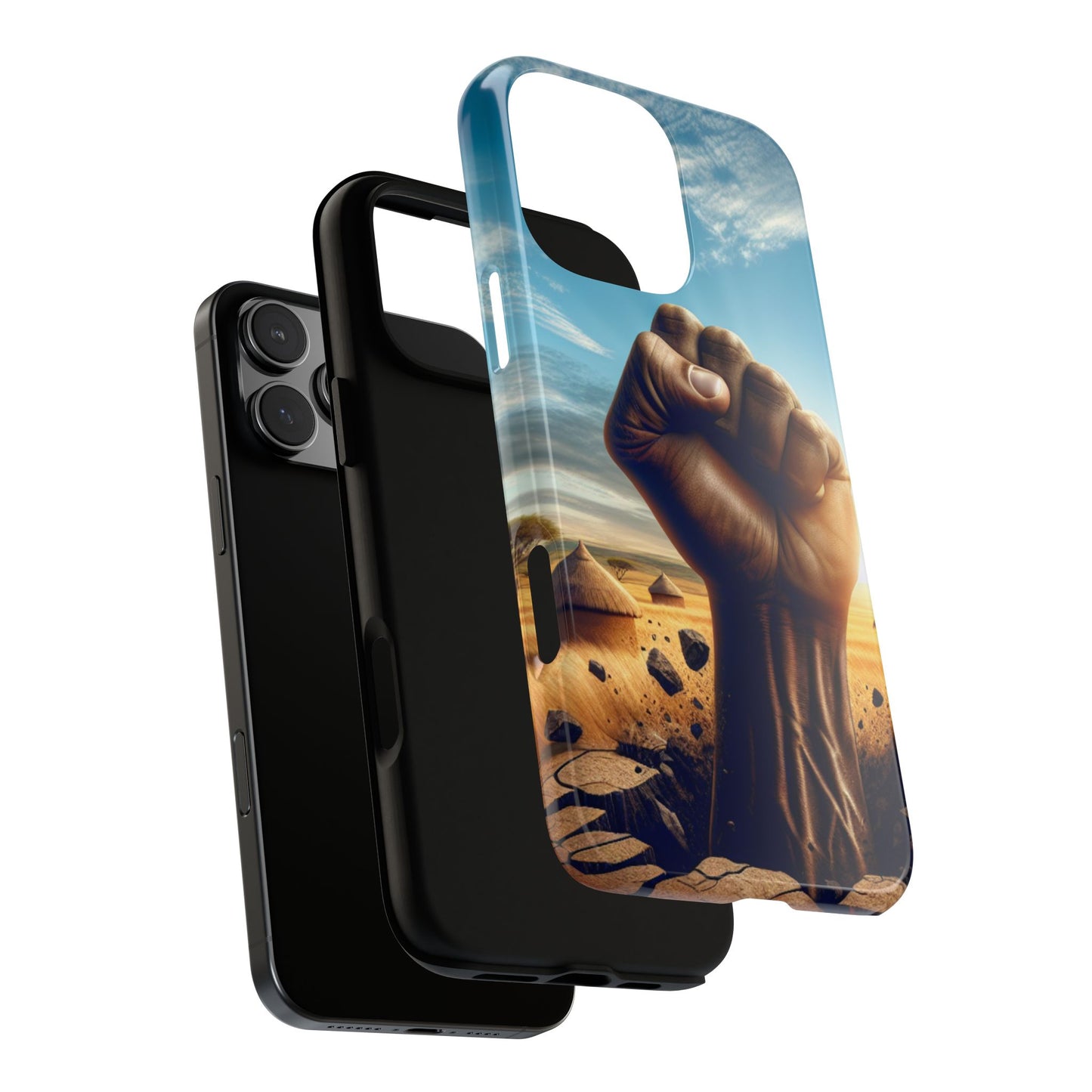 Empowered Phone Case | Tough Cases, Fist Design, Inspirational Gift, Motivational Accessory, Supportive Phone Cover