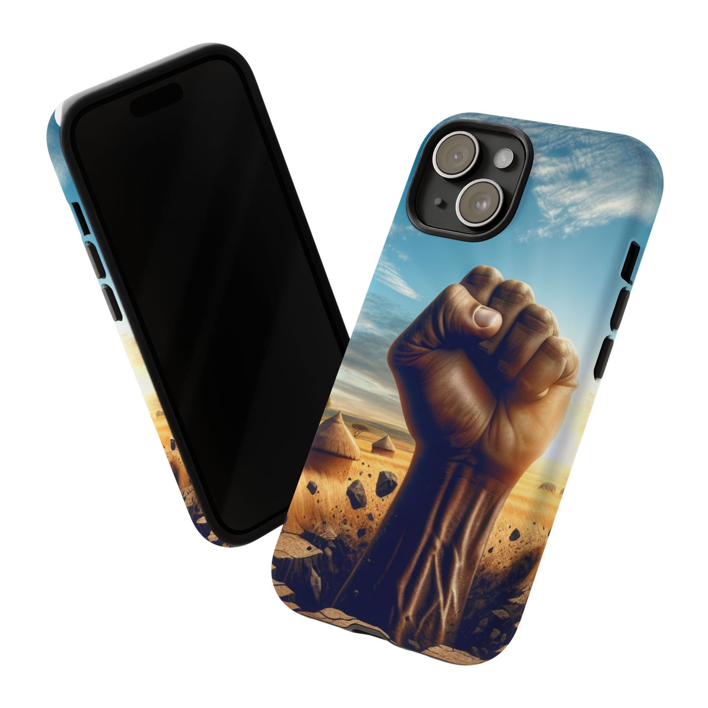 Empowered Phone Case | Tough Cases, Fist Design, Inspirational Gift, Motivational Accessory, Supportive Phone Cover