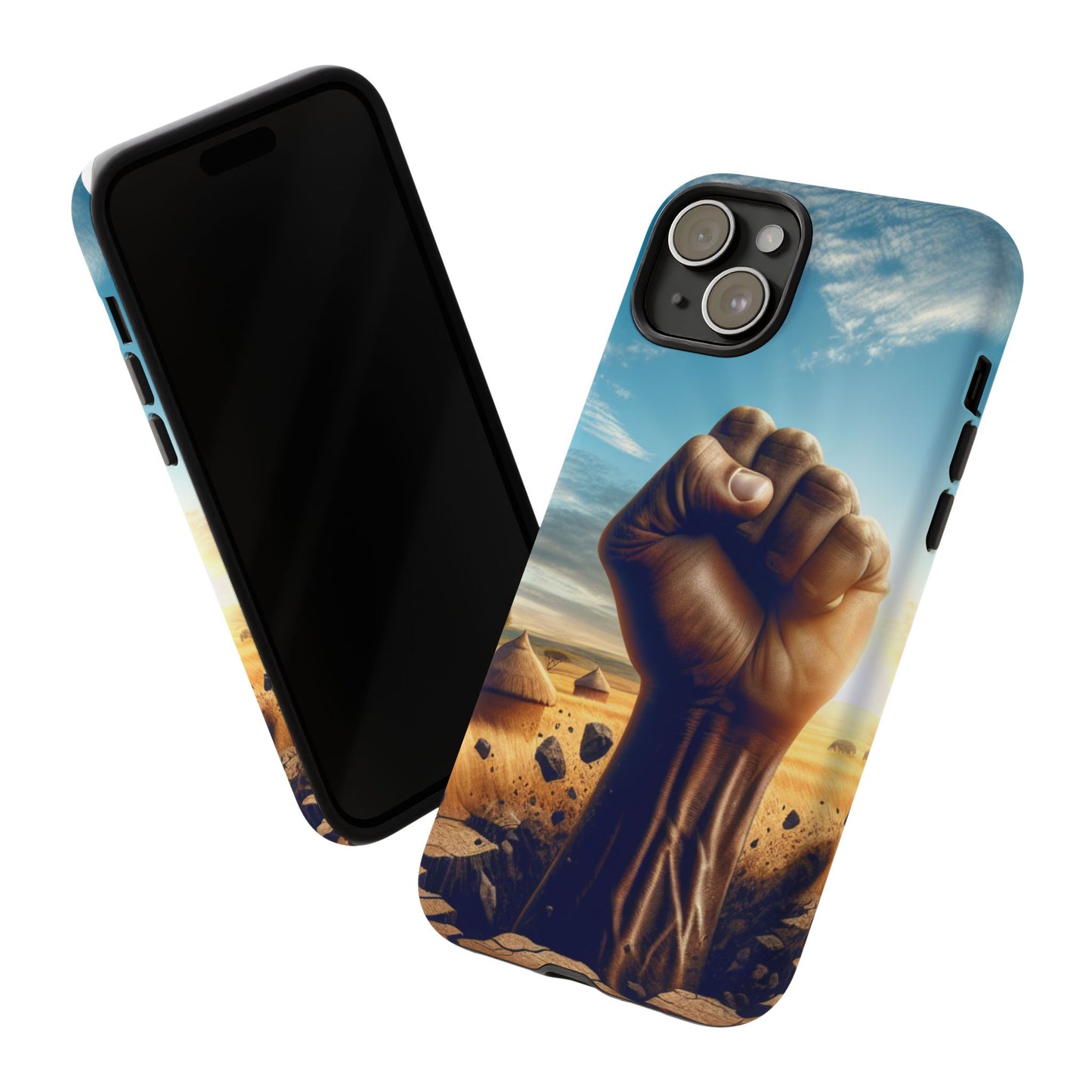 Empowered Phone Case | Tough Cases, Fist Design, Inspirational Gift, Motivational Accessory, Supportive Phone Cover