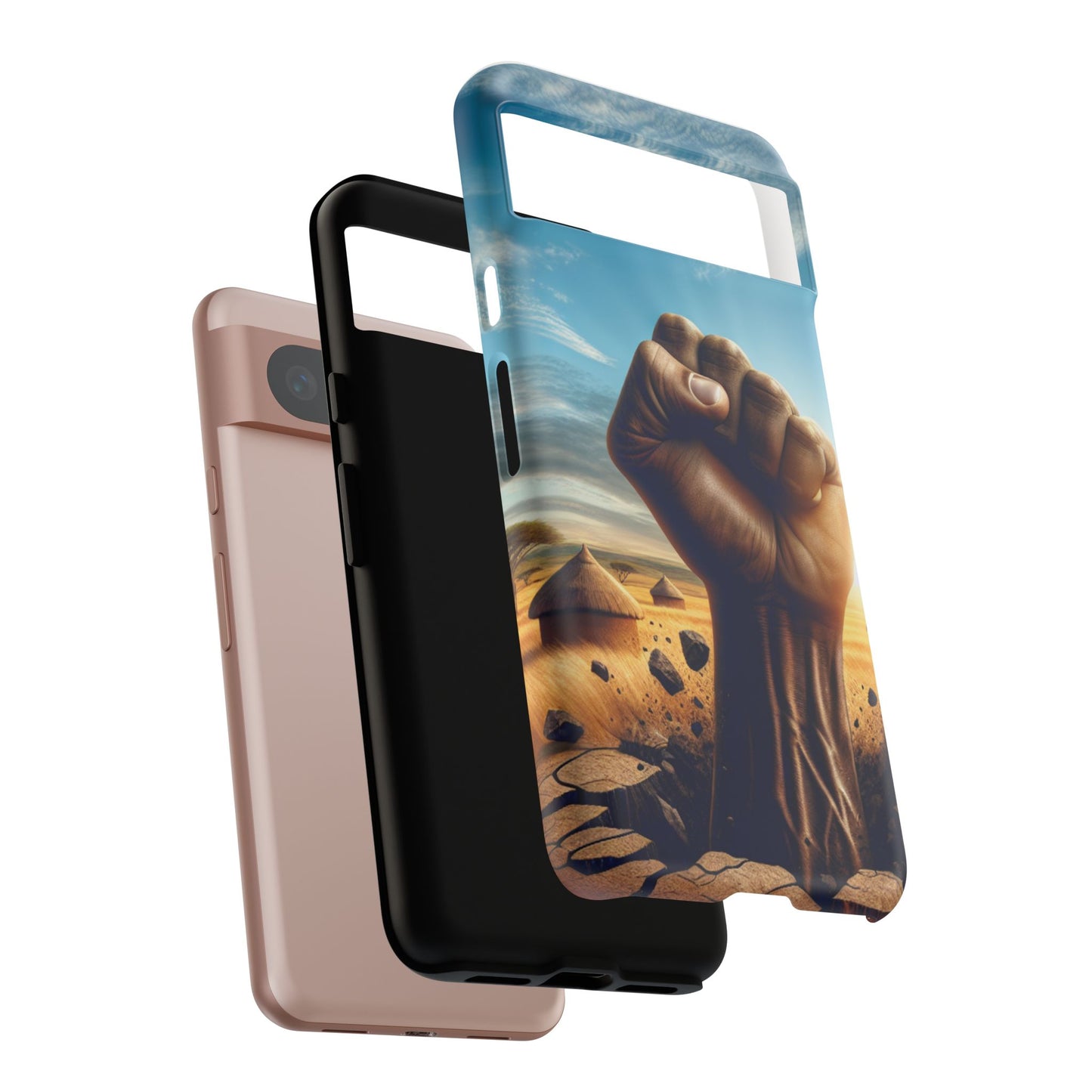 Empowered Phone Case | Tough Cases, Fist Design, Inspirational Gift, Motivational Accessory, Supportive Phone Cover