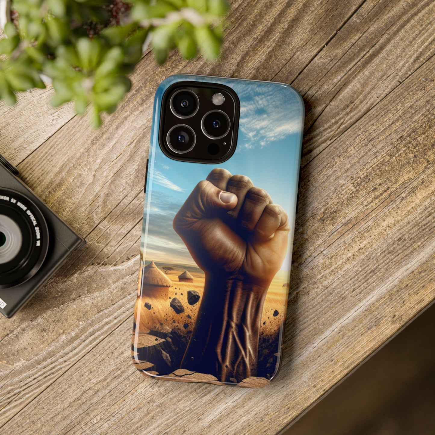Empowered Phone Case | Tough Cases, Fist Design, Inspirational Gift, Motivational Accessory, Supportive Phone Cover