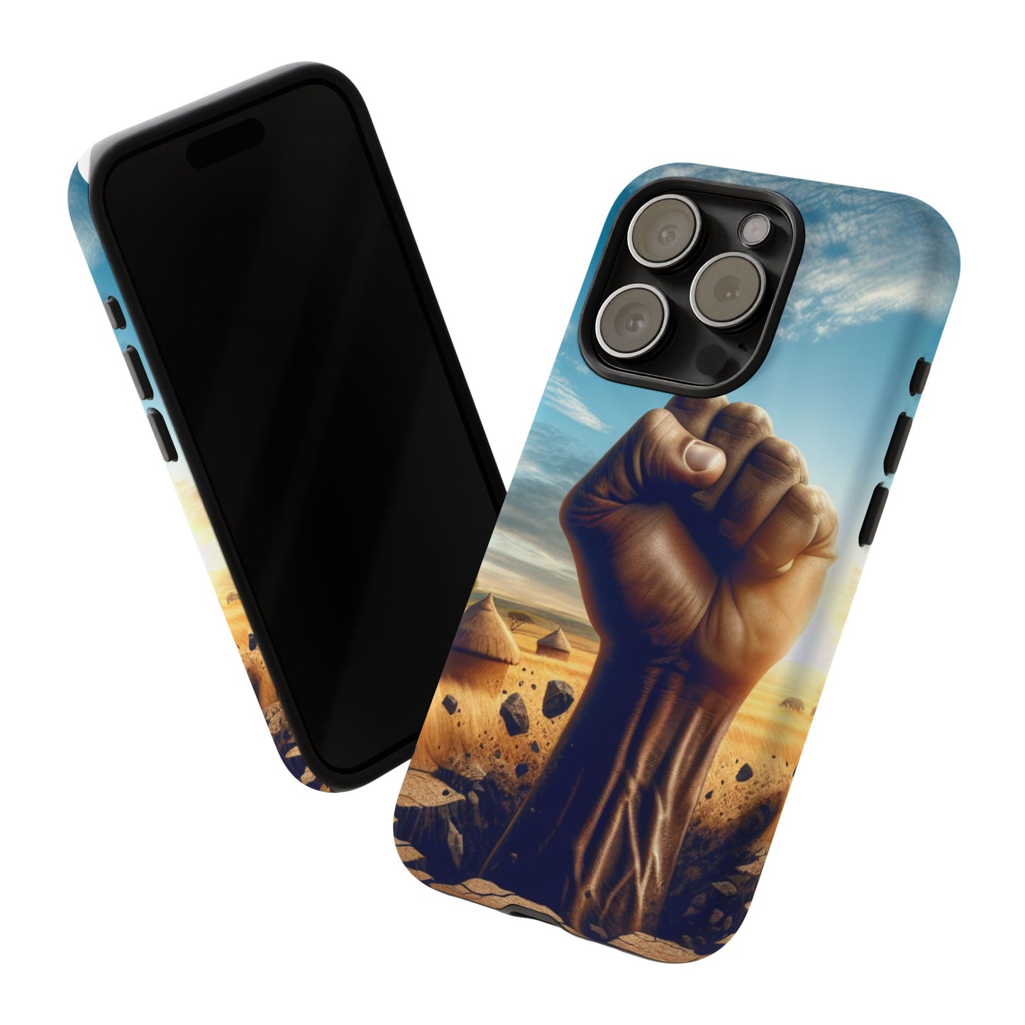Empowered Phone Case | Tough Cases, Fist Design, Inspirational Gift, Motivational Accessory, Supportive Phone Cover