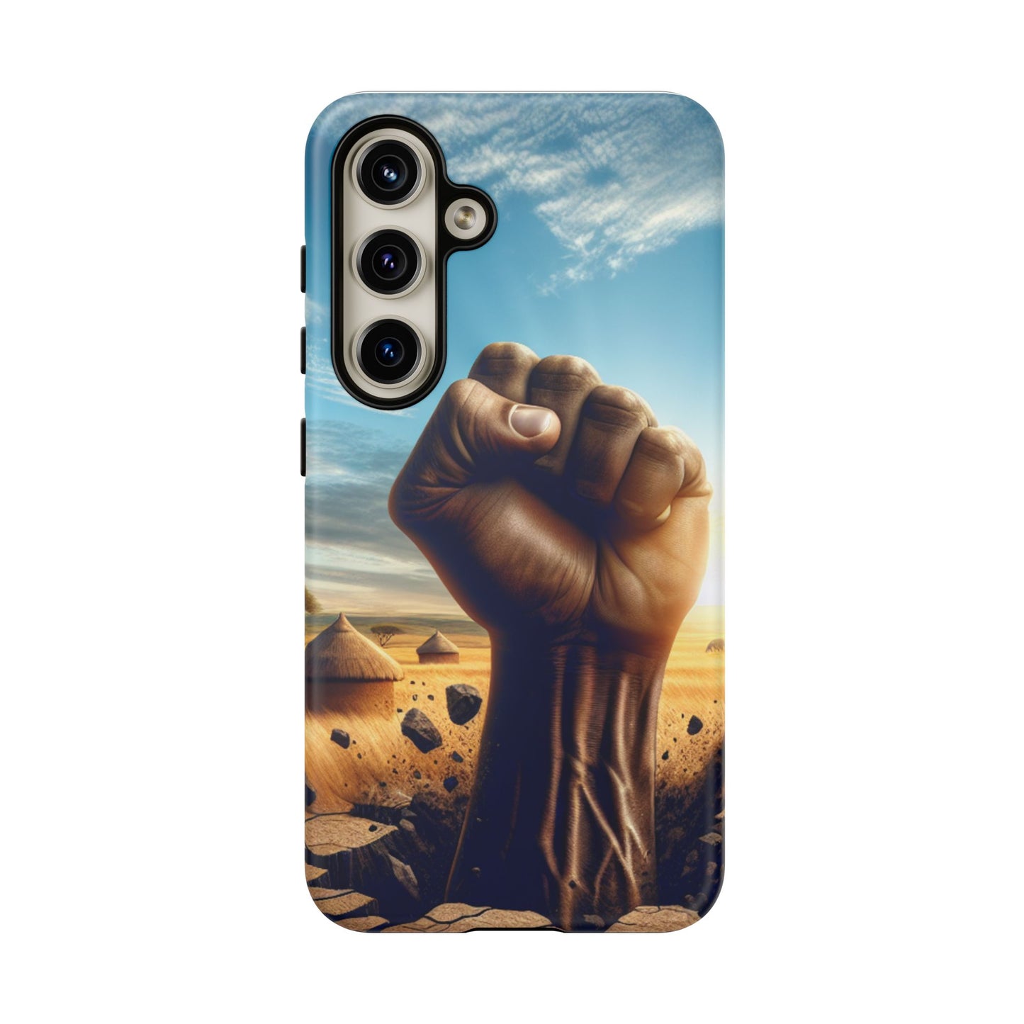 Empowered Phone Case | Tough Cases, Fist Design, Inspirational Gift, Motivational Accessory, Supportive Phone Cover