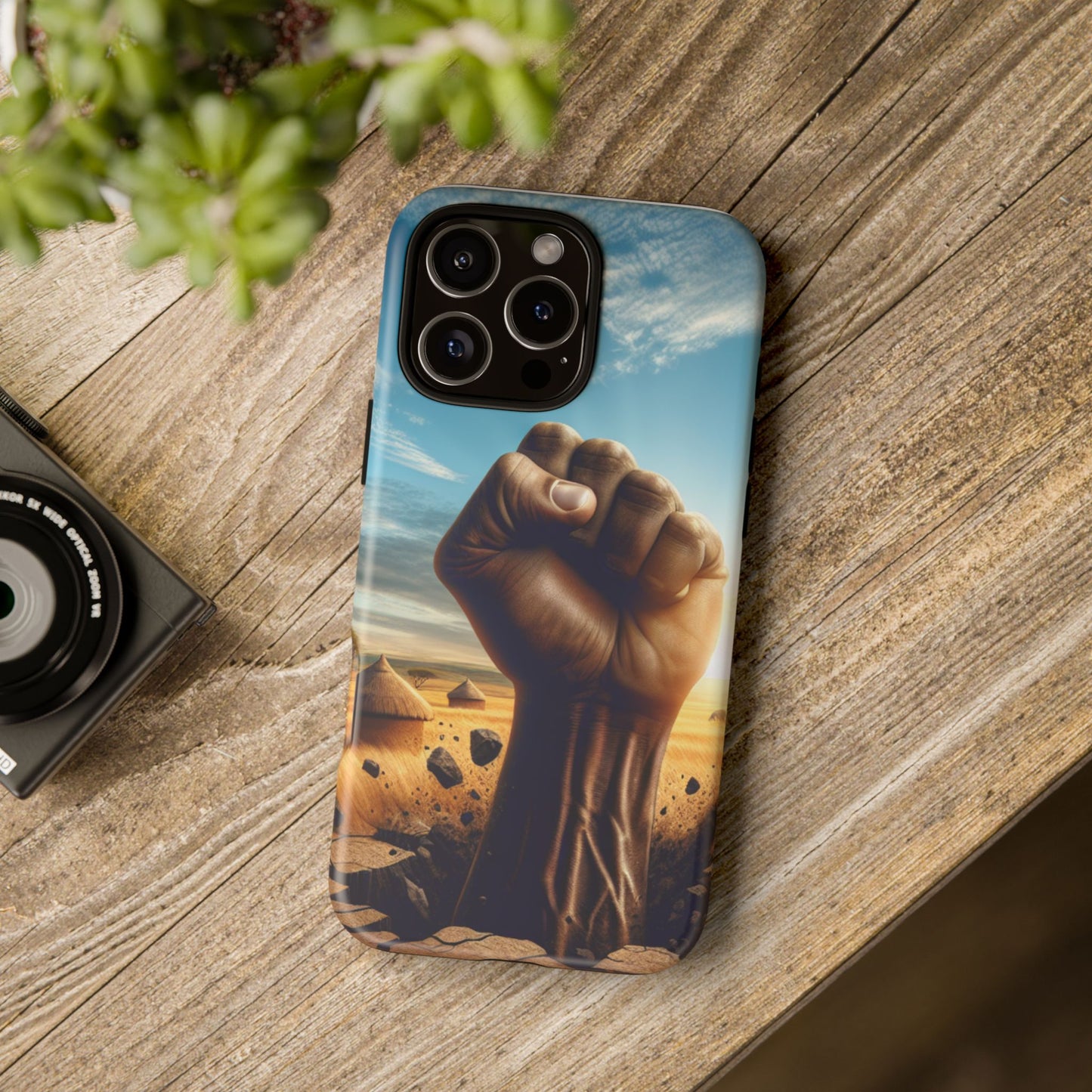 Empowered Phone Case | Tough Cases, Fist Design, Inspirational Gift, Motivational Accessory, Supportive Phone Cover