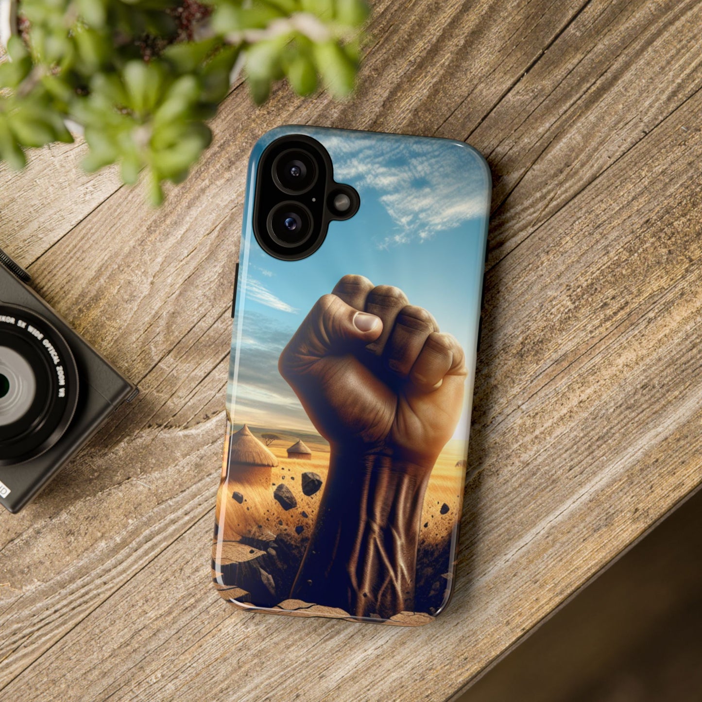 Empowered Phone Case | Tough Cases, Fist Design, Inspirational Gift, Motivational Accessory, Supportive Phone Cover