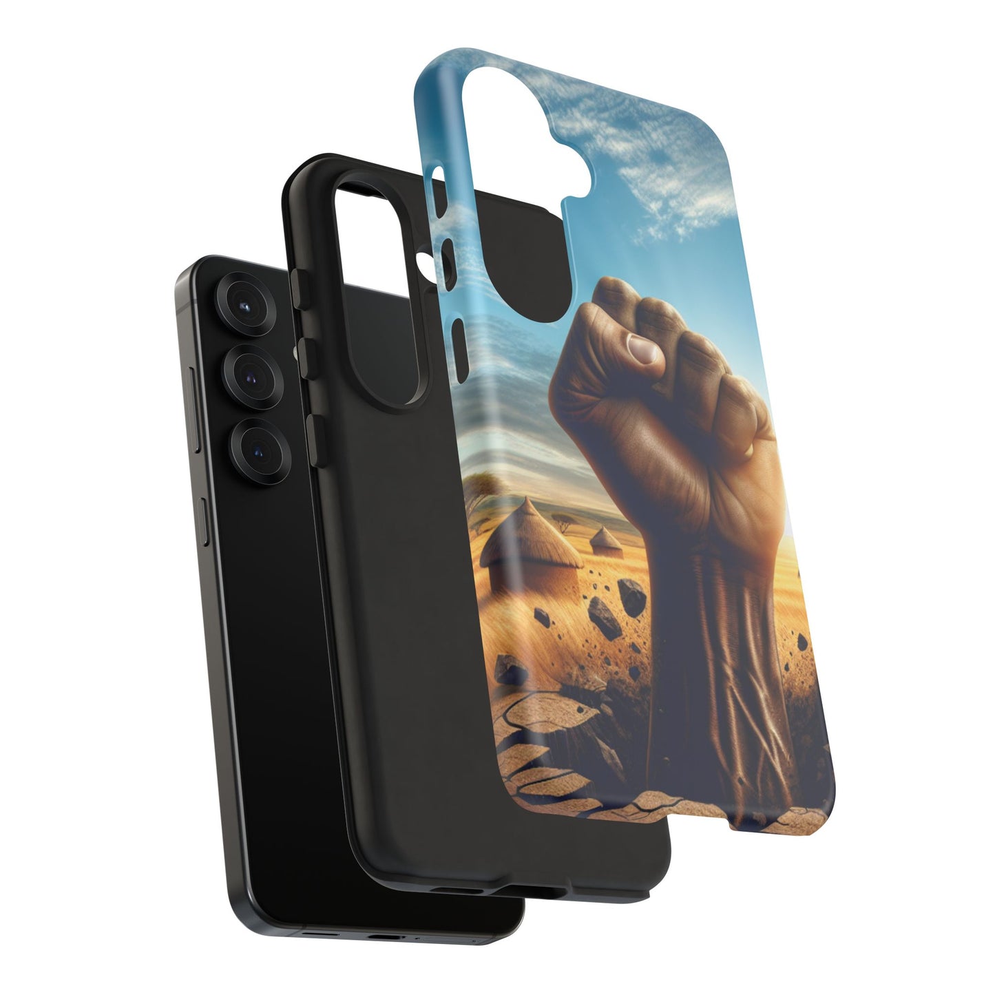 Empowered Phone Case | Tough Cases, Fist Design, Inspirational Gift, Motivational Accessory, Supportive Phone Cover