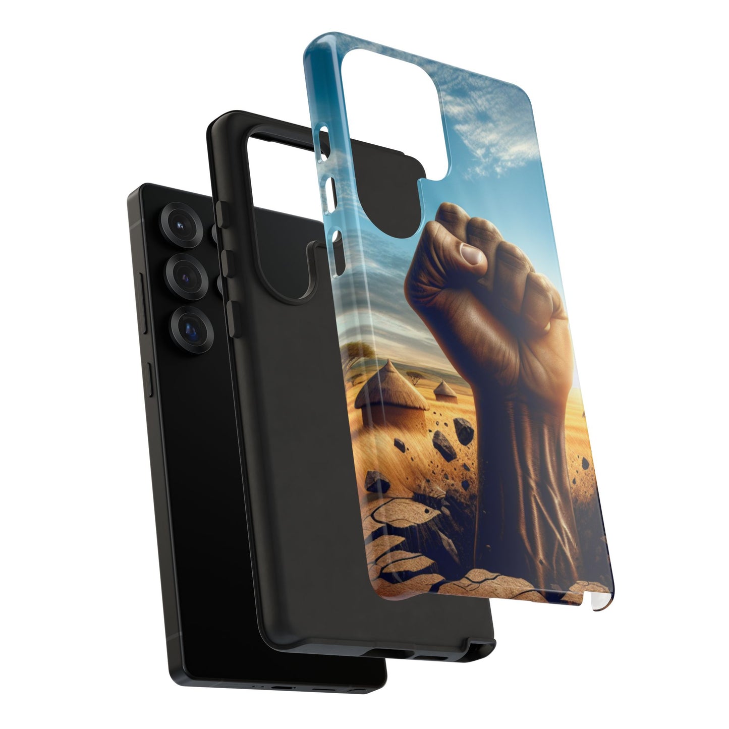 Empowered Phone Case | Tough Cases, Fist Design, Inspirational Gift, Motivational Accessory, Supportive Phone Cover