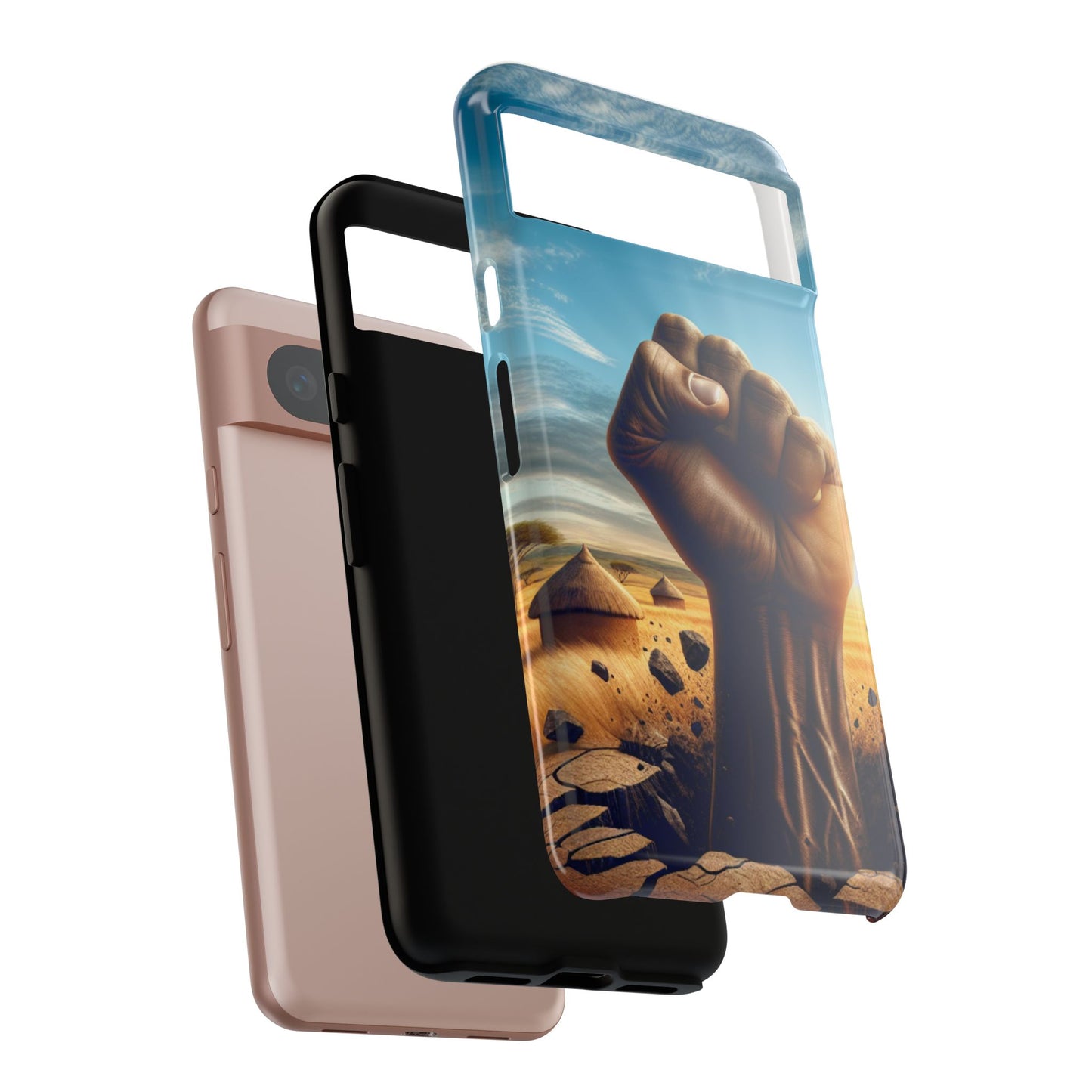 Empowered Phone Case | Tough Cases, Fist Design, Inspirational Gift, Motivational Accessory, Supportive Phone Cover