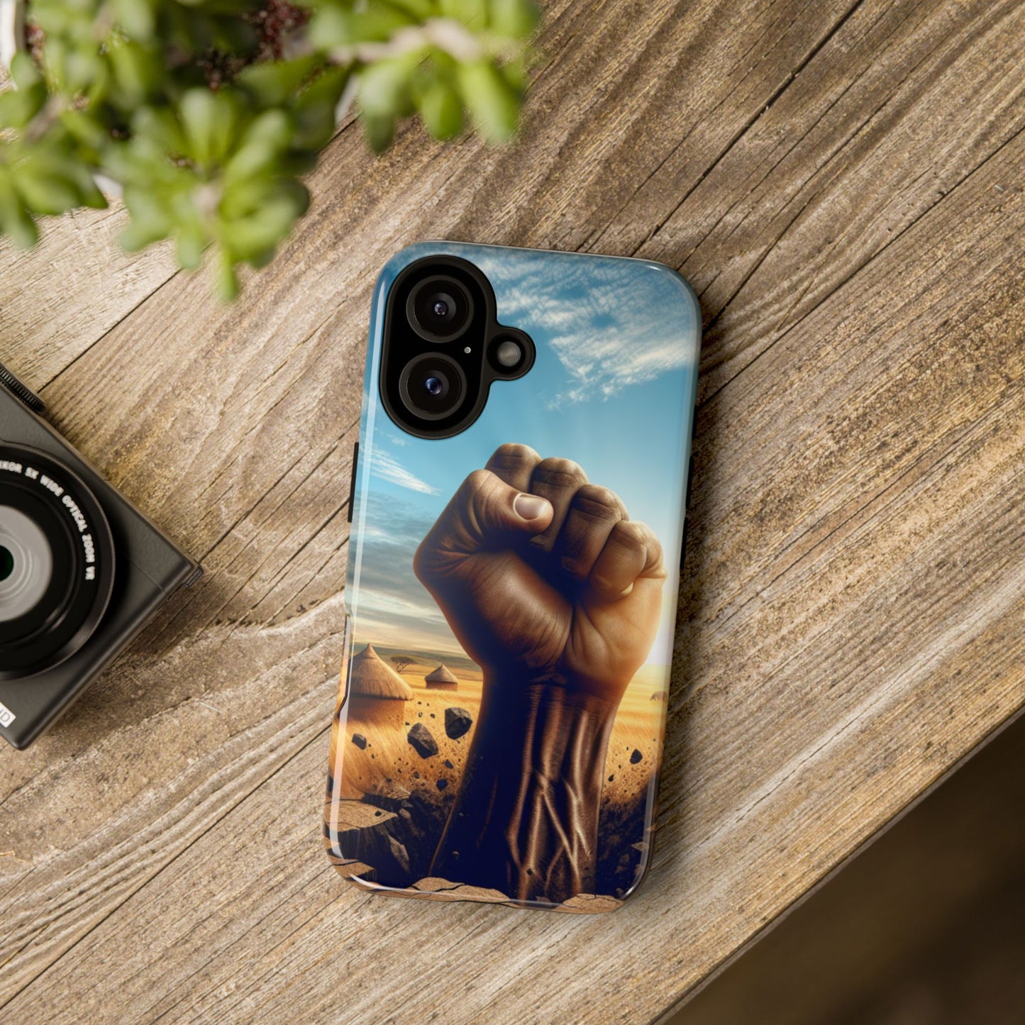Empowered Phone Case | Tough Cases, Fist Design, Inspirational Gift, Motivational Accessory, Supportive Phone Cover