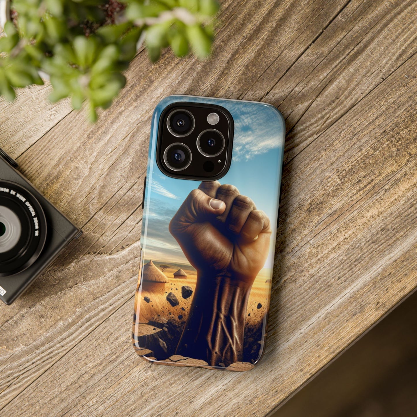 Empowered Phone Case | Tough Cases, Fist Design, Inspirational Gift, Motivational Accessory, Supportive Phone Cover