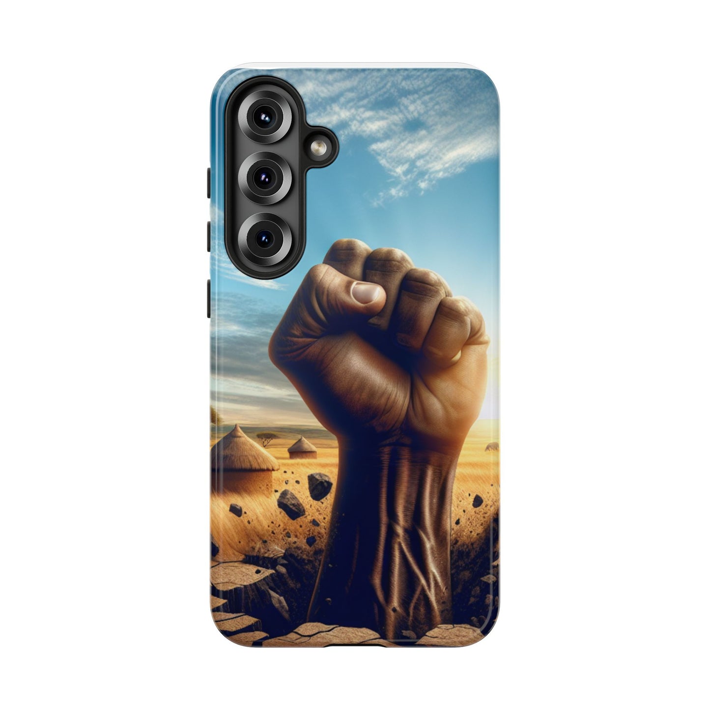 Empowered Phone Case | Tough Cases, Fist Design, Inspirational Gift, Motivational Accessory, Supportive Phone Cover