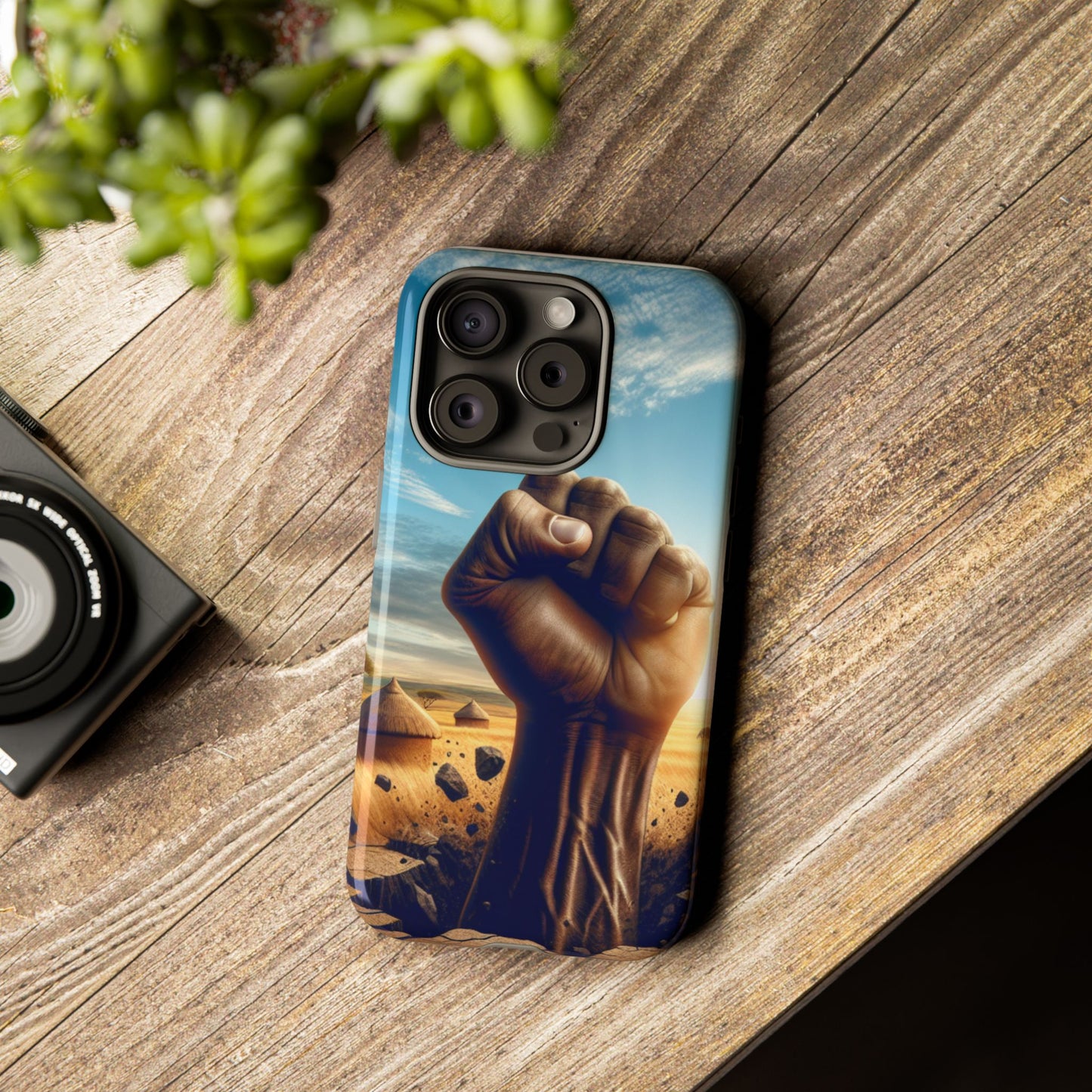 Empowered Phone Case | Tough Cases, Fist Design, Inspirational Gift, Motivational Accessory, Supportive Phone Cover