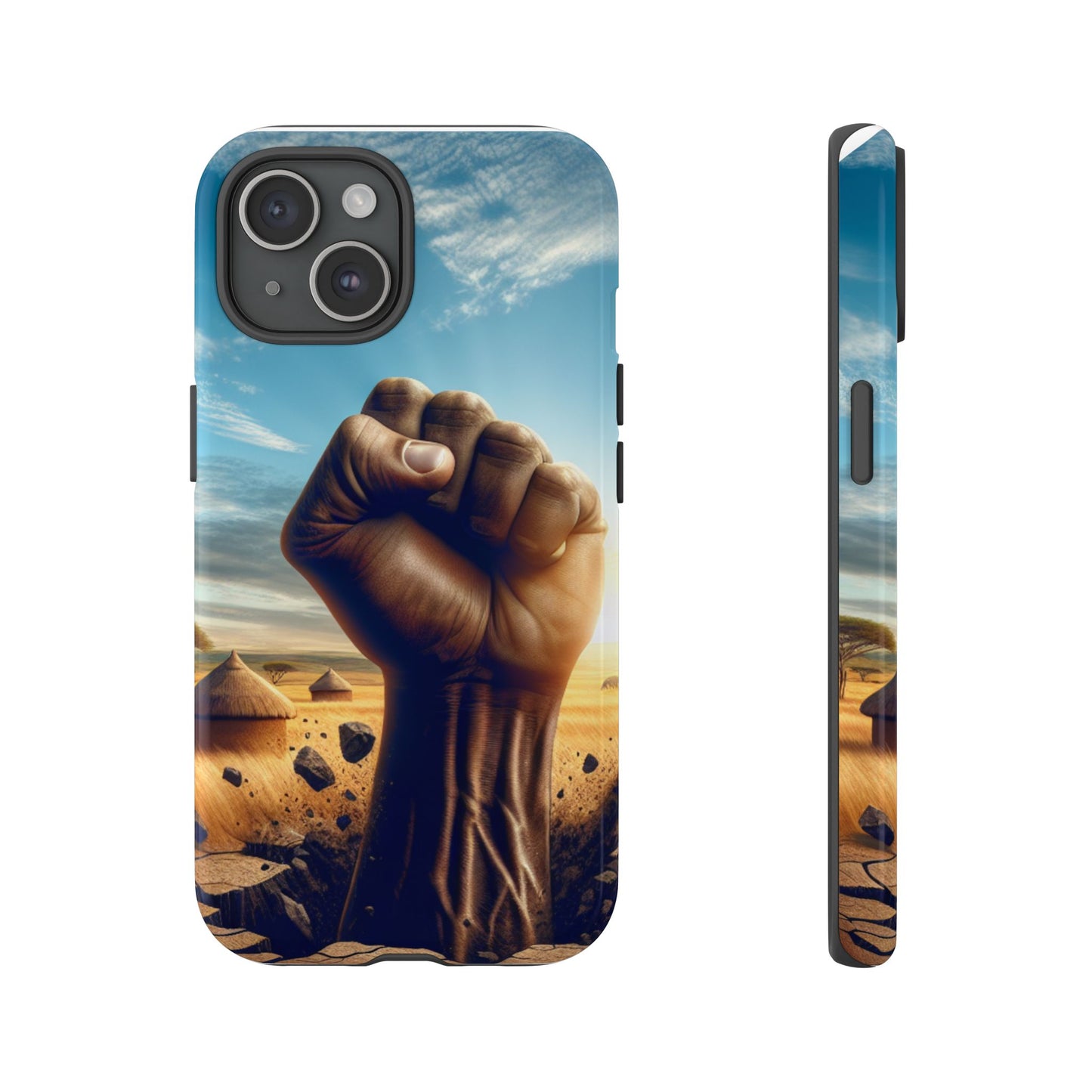 Empowered Phone Case | Tough Cases, Fist Design, Inspirational Gift, Motivational Accessory, Supportive Phone Cover