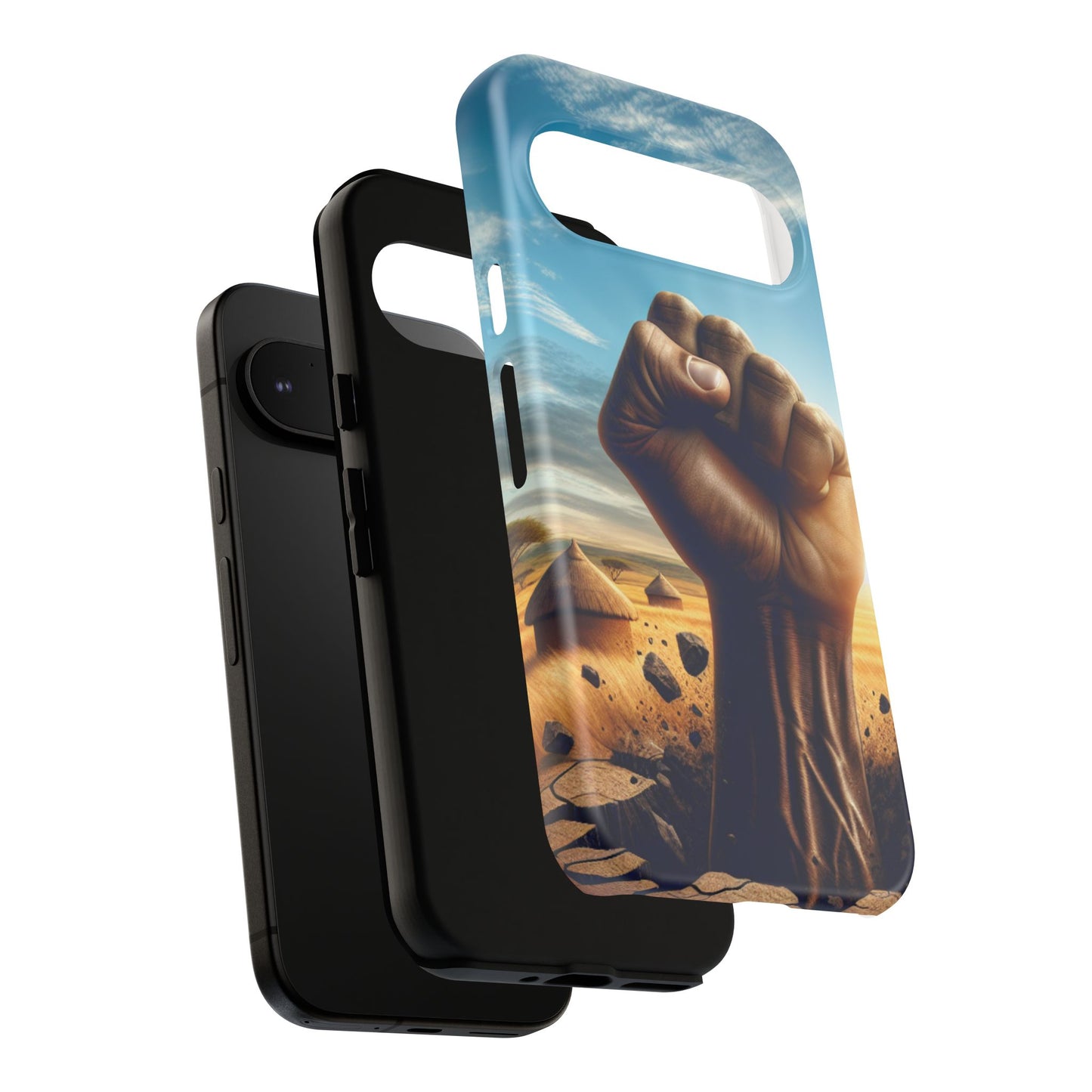 Empowered Phone Case | Tough Cases, Fist Design, Inspirational Gift, Motivational Accessory, Supportive Phone Cover