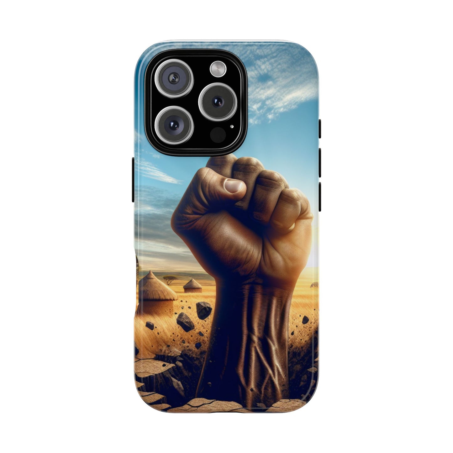 Empowered Phone Case | Tough Cases, Fist Design, Inspirational Gift, Motivational Accessory, Supportive Phone Cover