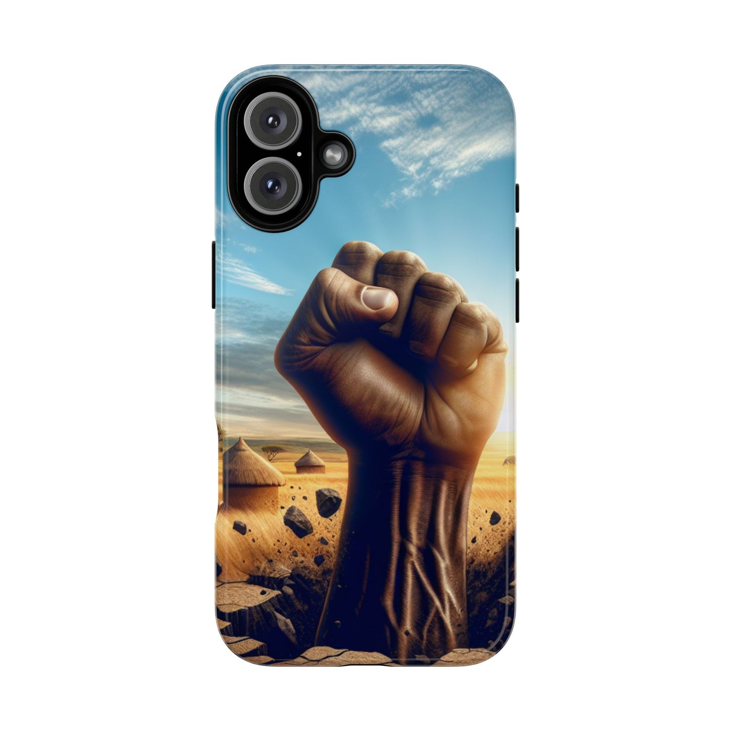 Empowered Phone Case | Tough Cases, Fist Design, Inspirational Gift, Motivational Accessory, Supportive Phone Cover