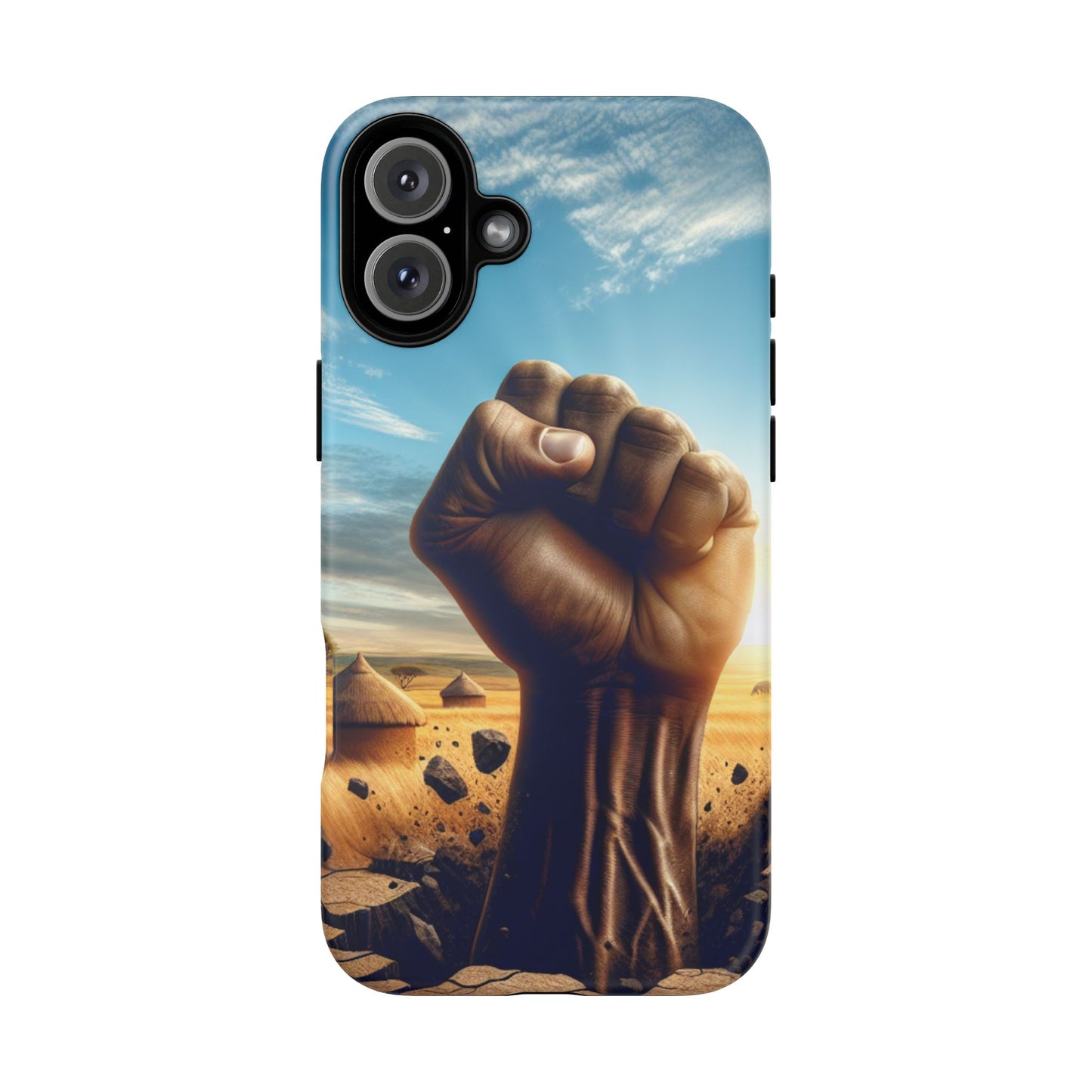 Empowered Phone Case | Tough Cases, Fist Design, Inspirational Gift, Motivational Accessory, Supportive Phone Cover