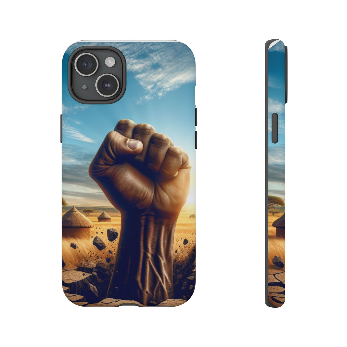 Empowered Phone Case | Tough Cases, Fist Design, Inspirational Gift, Motivational Accessory, Supportive Phone Cover