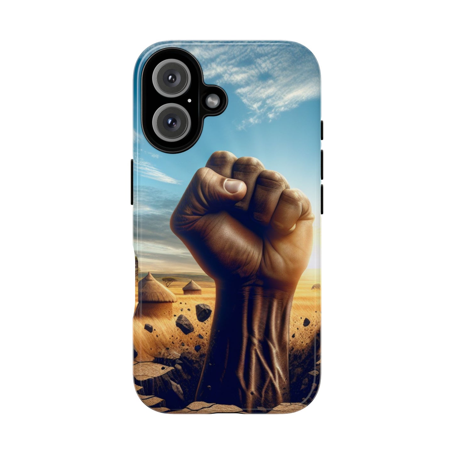 Empowered Phone Case | Tough Cases, Fist Design, Inspirational Gift, Motivational Accessory, Supportive Phone Cover