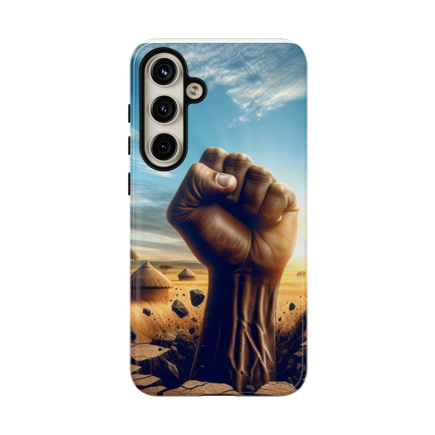 Empowered Phone Case | Tough Cases, Fist Design, Inspirational Gift, Motivational Accessory, Supportive Phone Cover