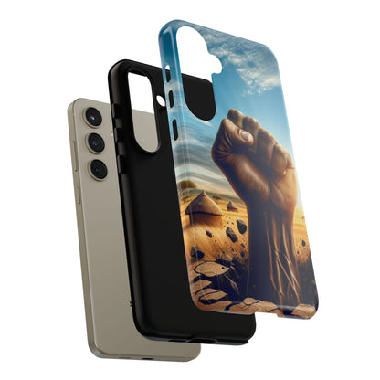 Empowered Phone Case | Tough Cases, Fist Design, Inspirational Gift, Motivational Accessory, Supportive Phone Cover